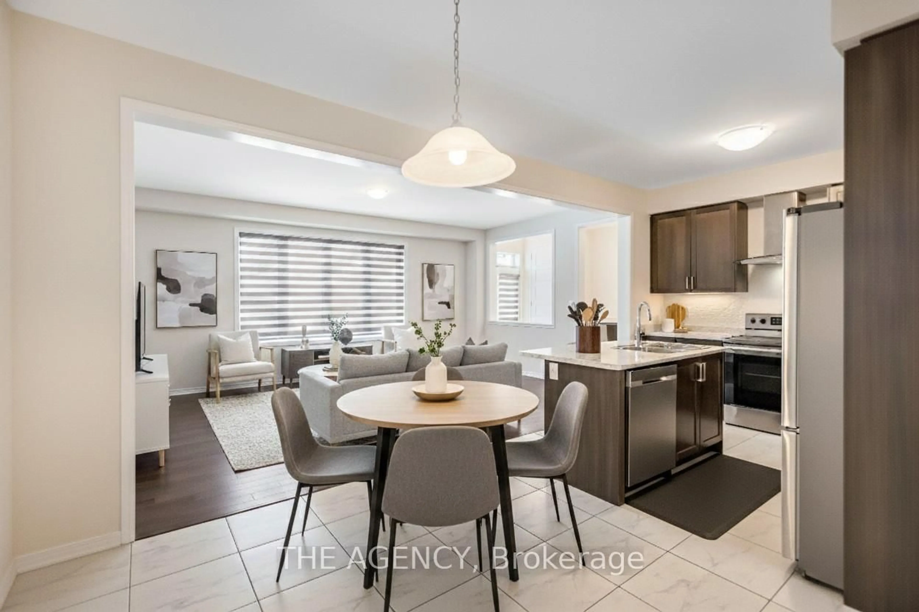 Open concept kitchen, ceramic/tile floor for 36 MacLachlan Ave, Haldimand Ontario N3W 0C5