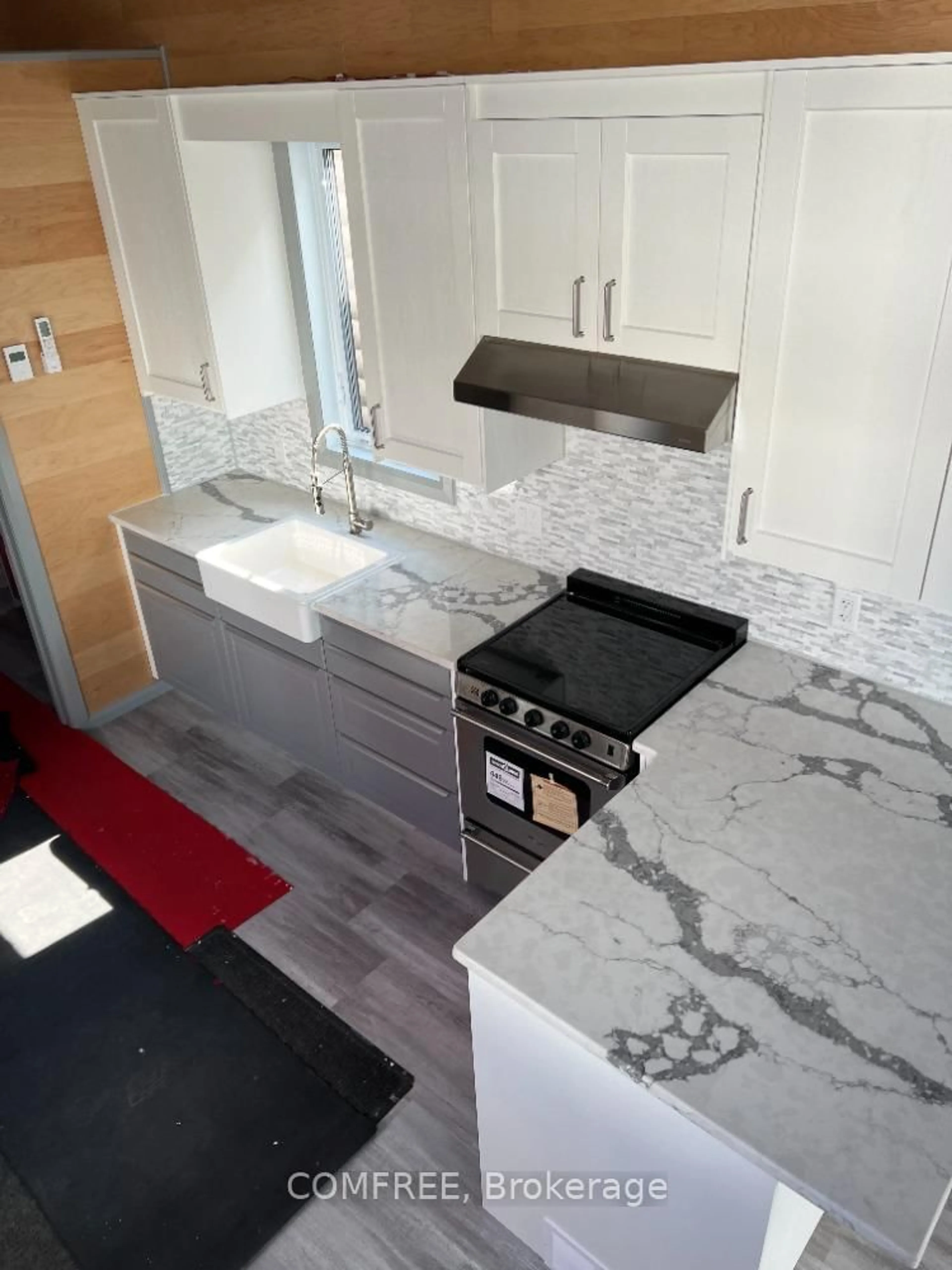 Contemporary kitchen, ceramic/tile floor for 3369 York's Corner Rd, Kenmore Ontario K0A 2G0
