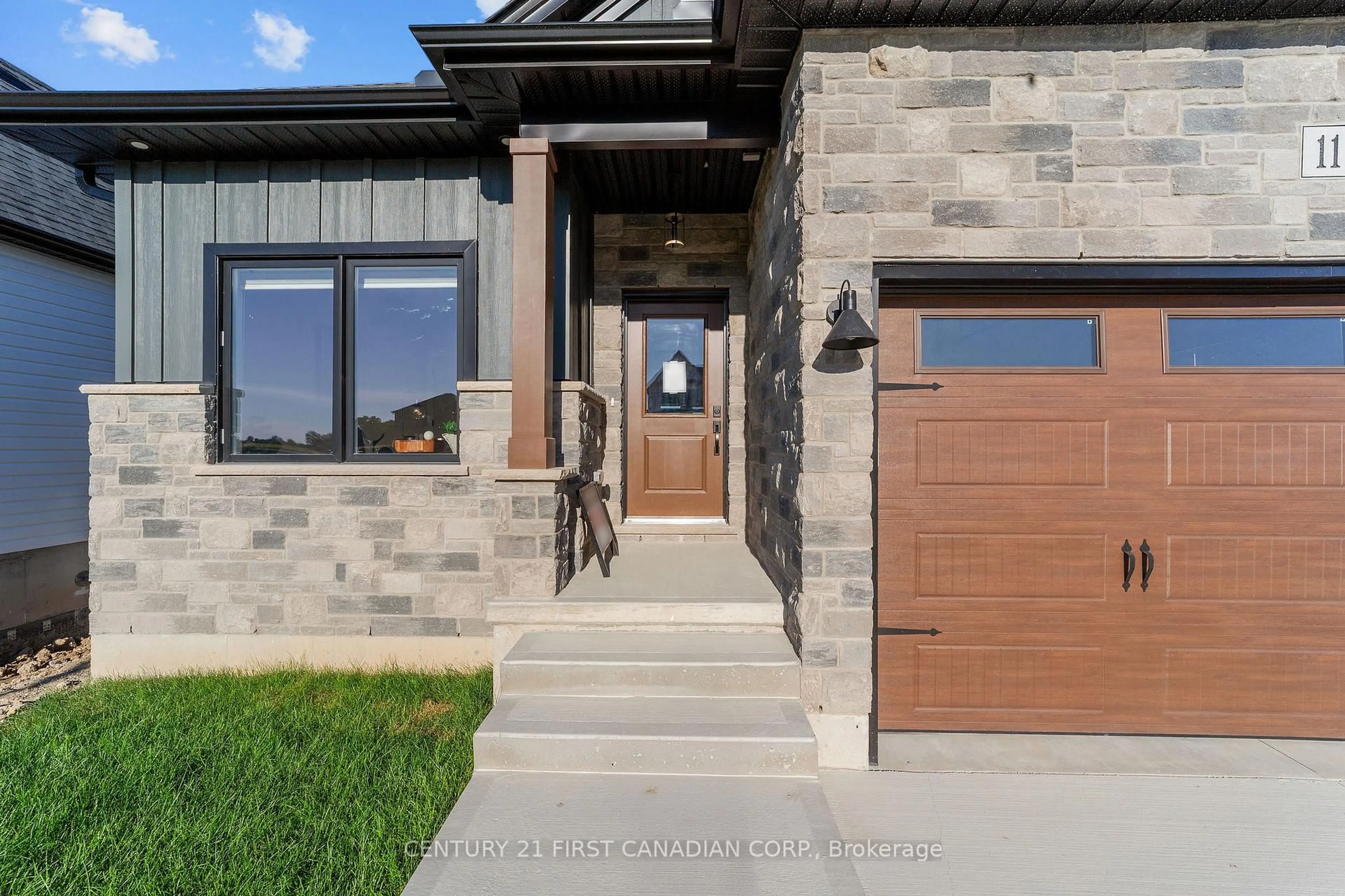 Home with brick exterior material, street for 11 Sheldabren St, North Middlesex Ontario N0M 1A0