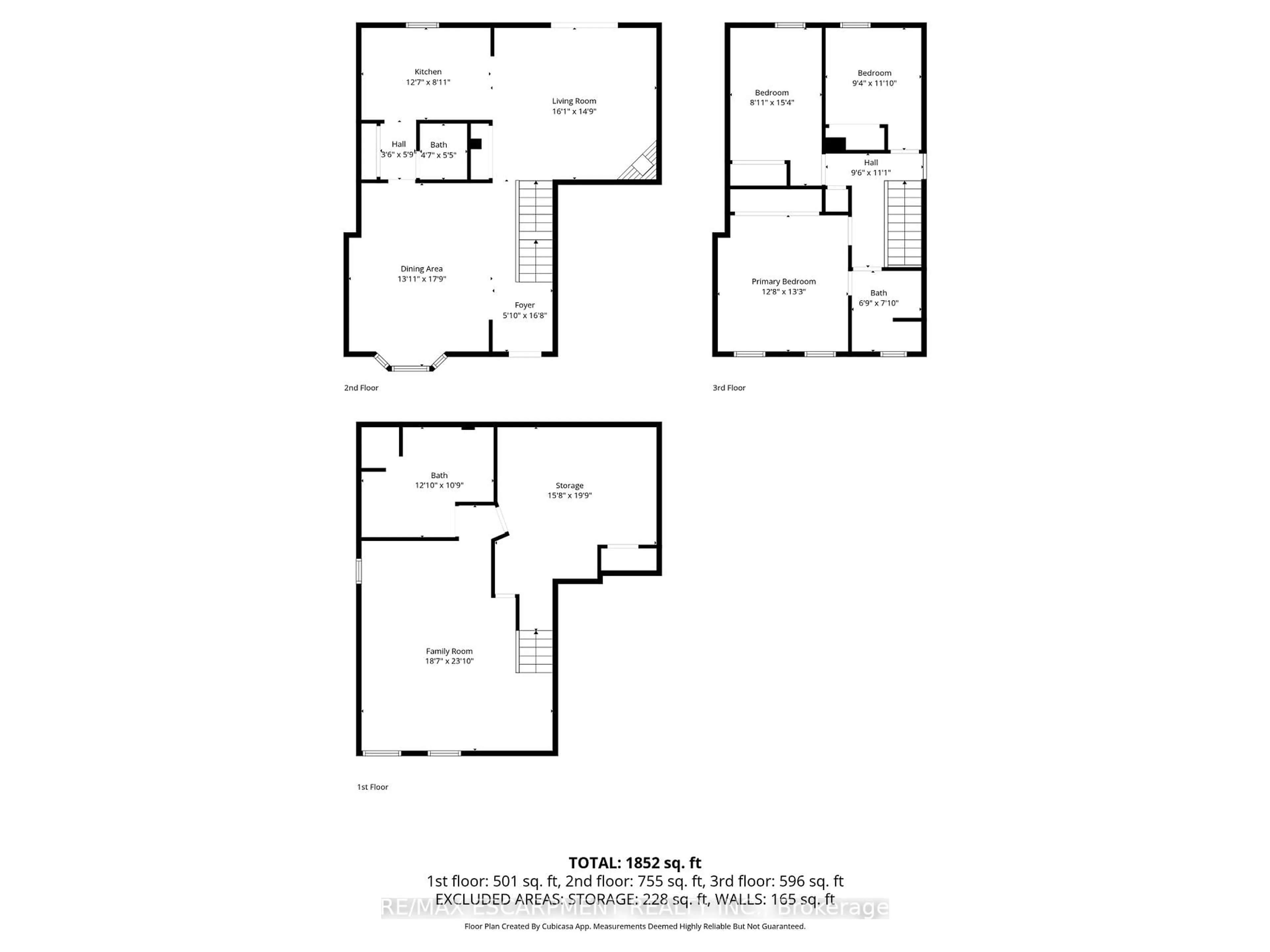 Floor plan for 105 Wilson St #7, Hamilton Ontario L9G 3A9