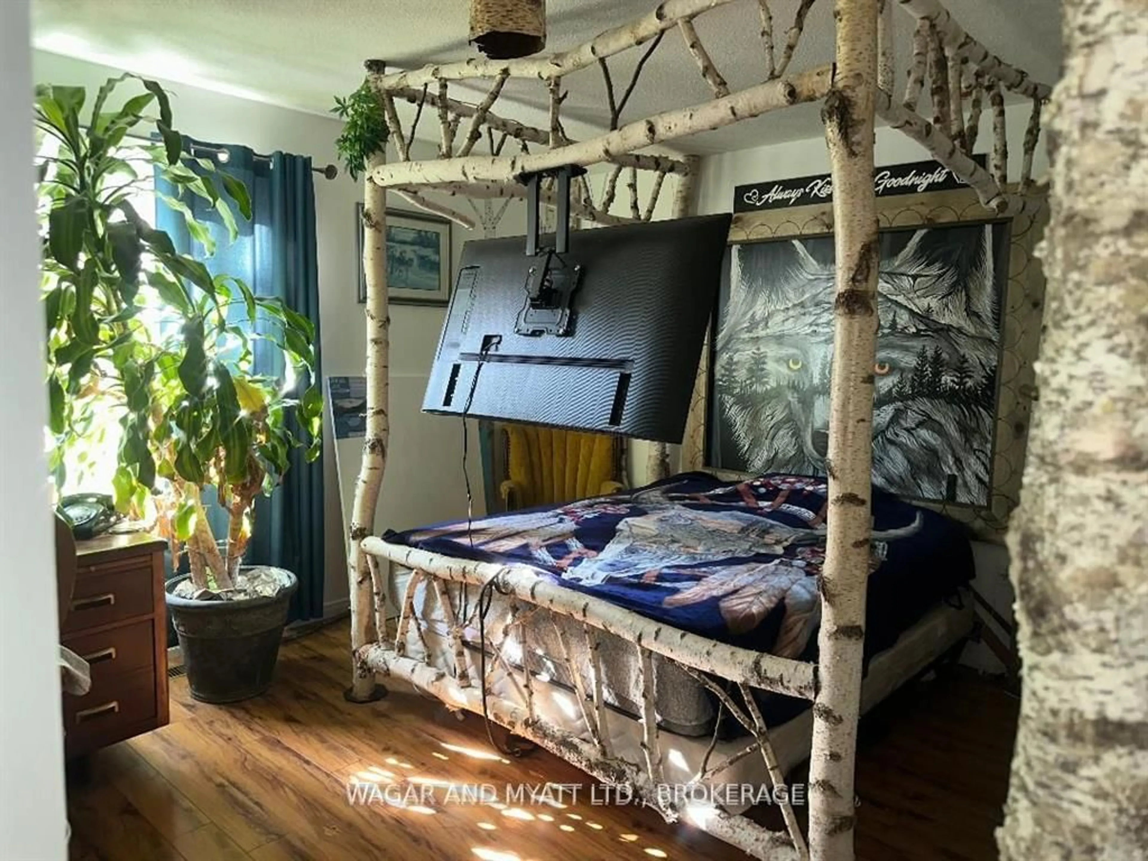 Bedroom with bed, unknown for 609 Lower Slash Rd, Tyendinaga Ontario K0K 1X0