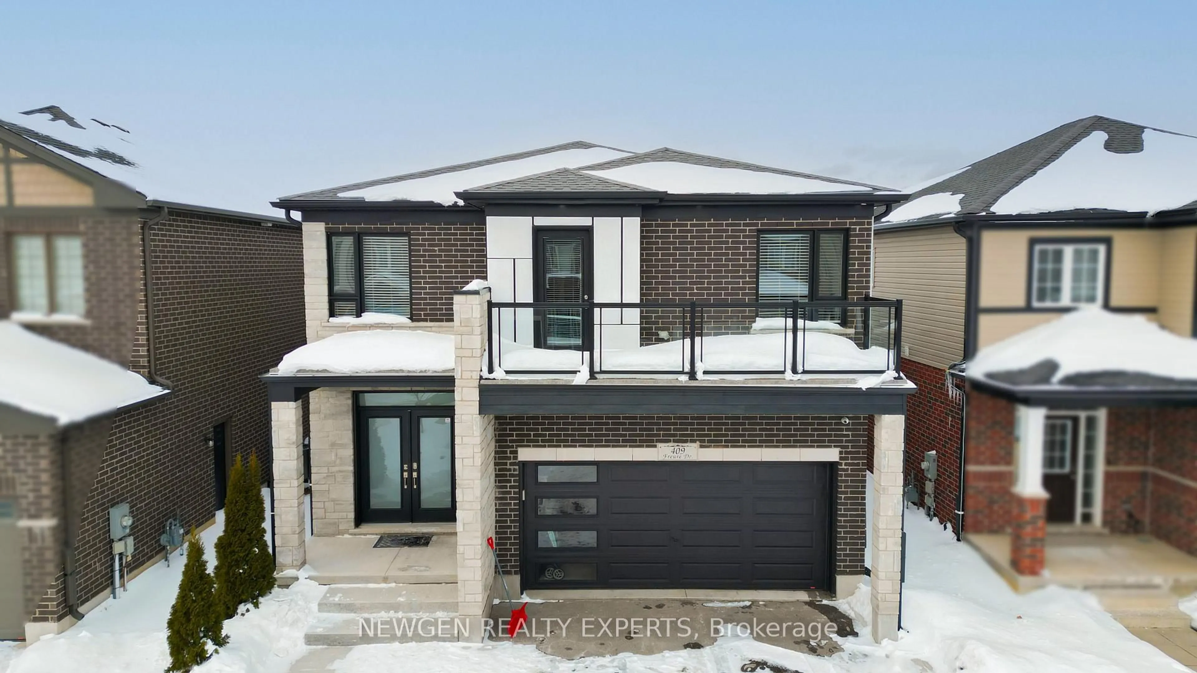 Home with brick exterior material, street for 409 Freure Dr, Cambridge Ontario N1S 0A2