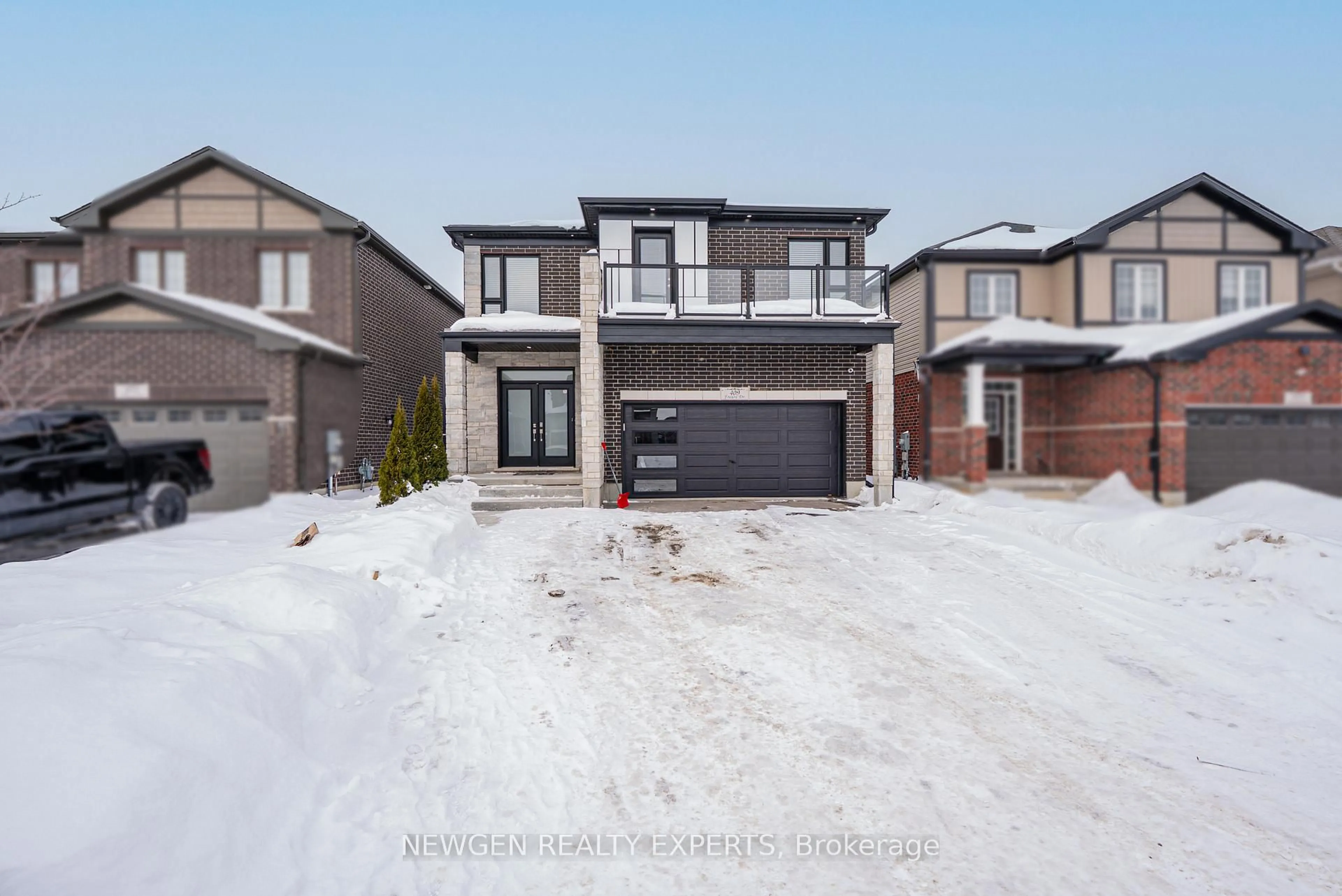 Home with brick exterior material, street for 409 Freure Dr, Cambridge Ontario N1S 0A2