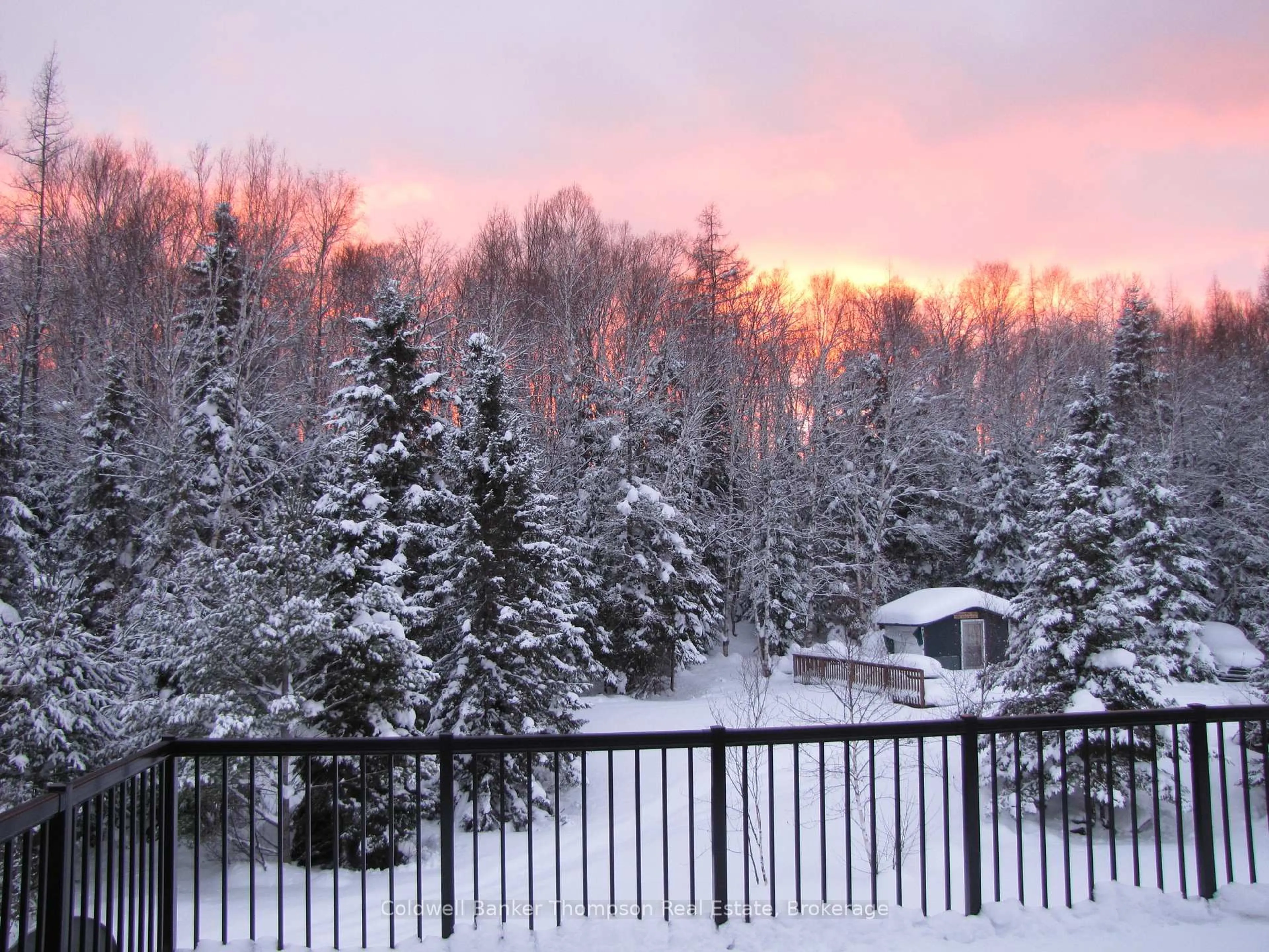 Patio, forest/trees view for 57 Rattray Rd, Perry Ontario P0A 1J0