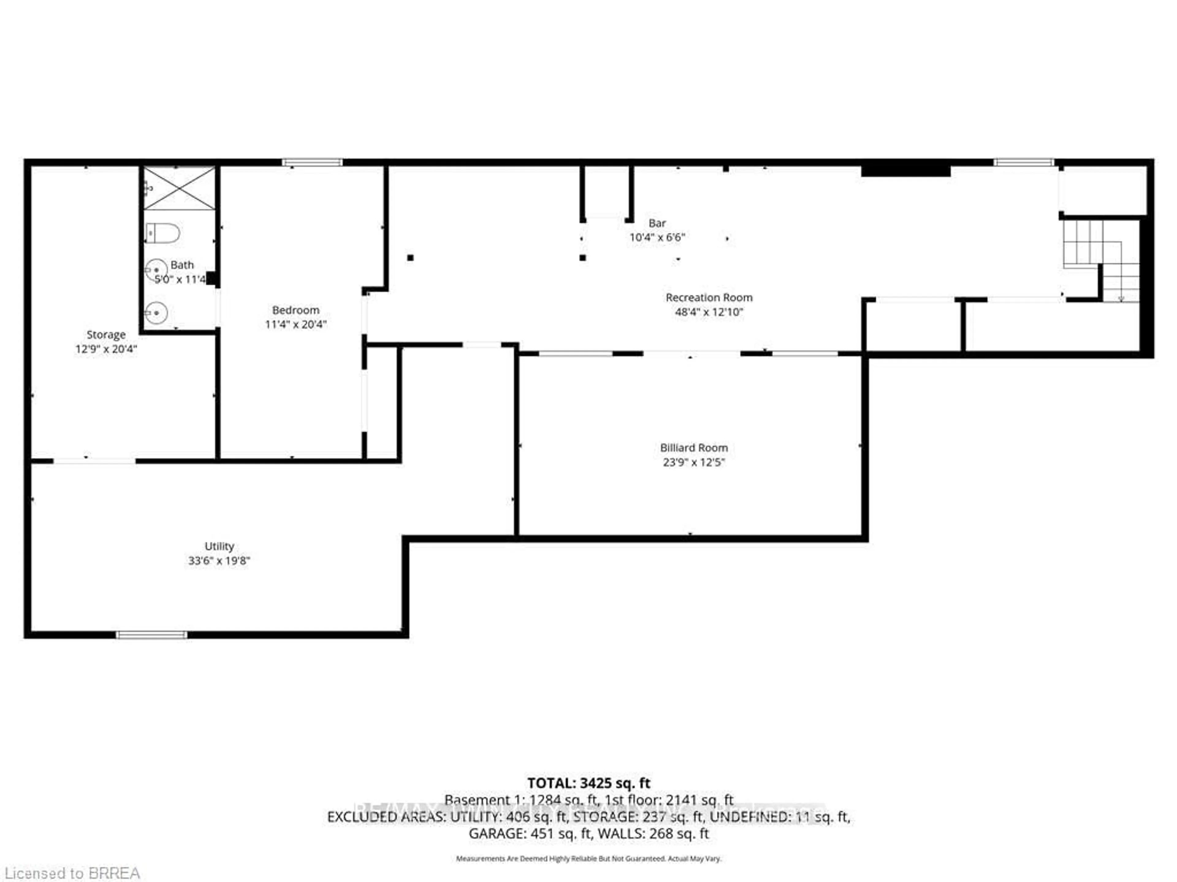 Floor plan for 216 Big Creek Rd, Brant Ontario N3W 2G9