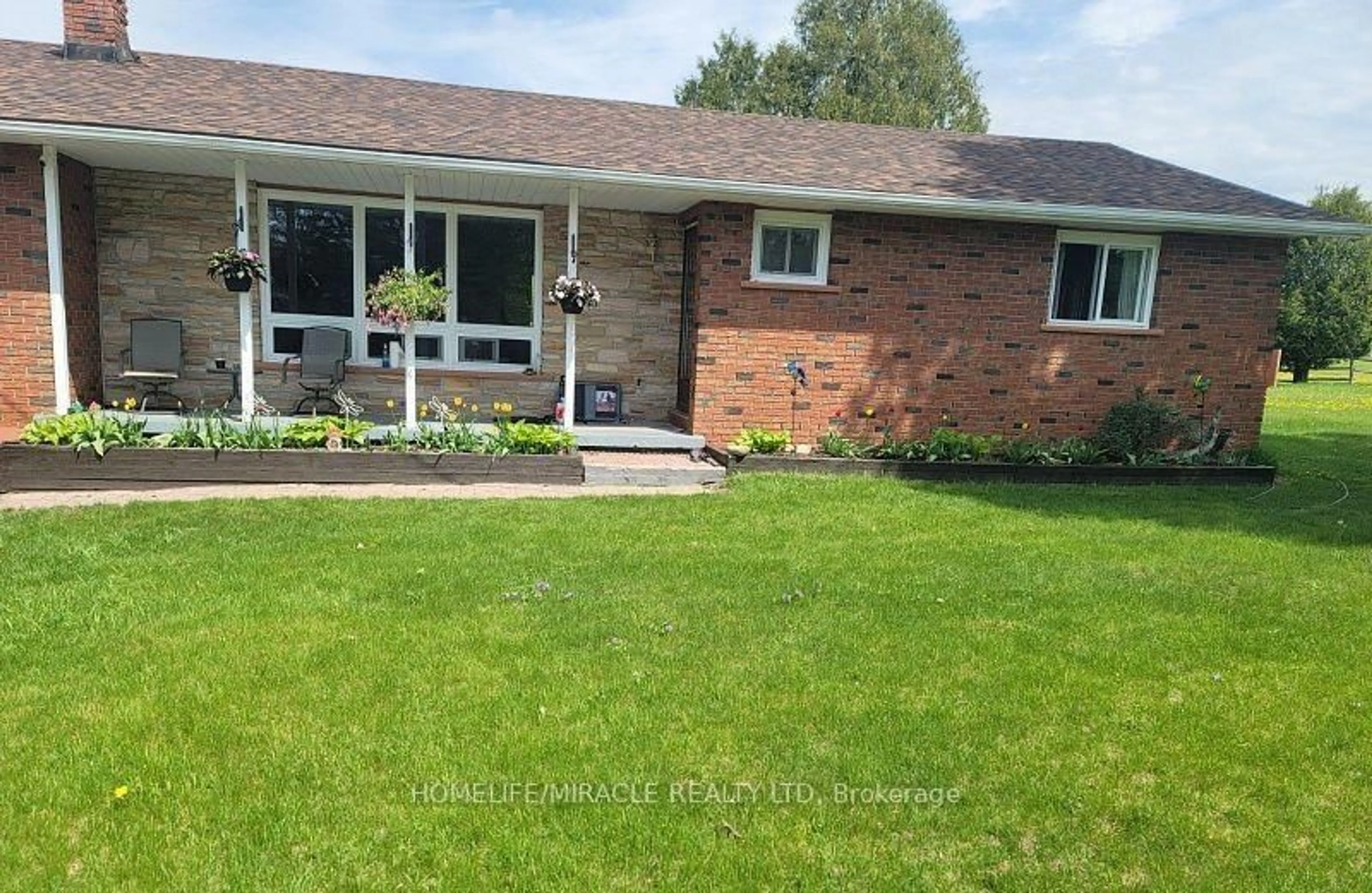 Home with brick exterior material, street for 128 County Rd #22, Alnwick/Haldimand Ontario K0K 1C0