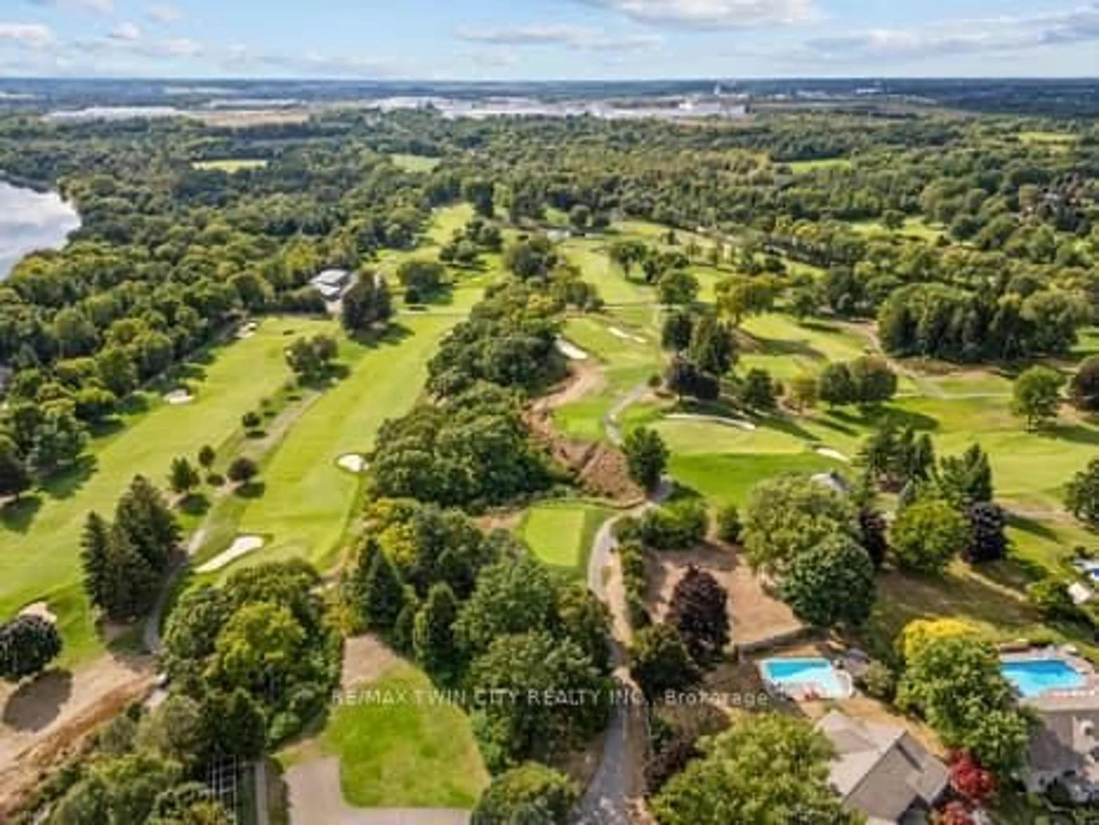 A pic from outside/outdoor area/front of a property/back of a property/a pic from drone, forest/trees view for 10 Stymie Blvd, Brantford Ontario N3T 5K3