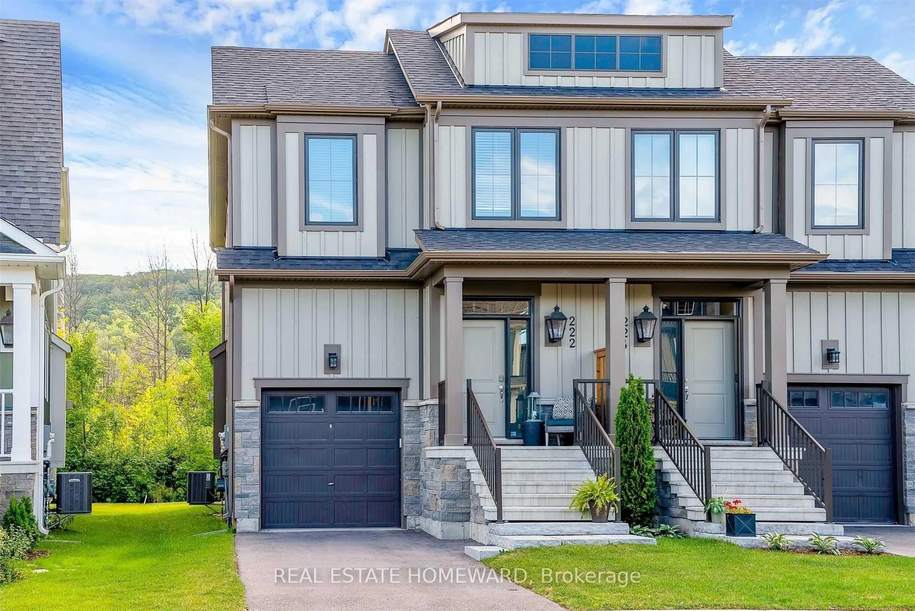 Home with brick exterior material, street for 222 Yellow Birch Ave, Blue Mountains Ontario L9Y 0R4