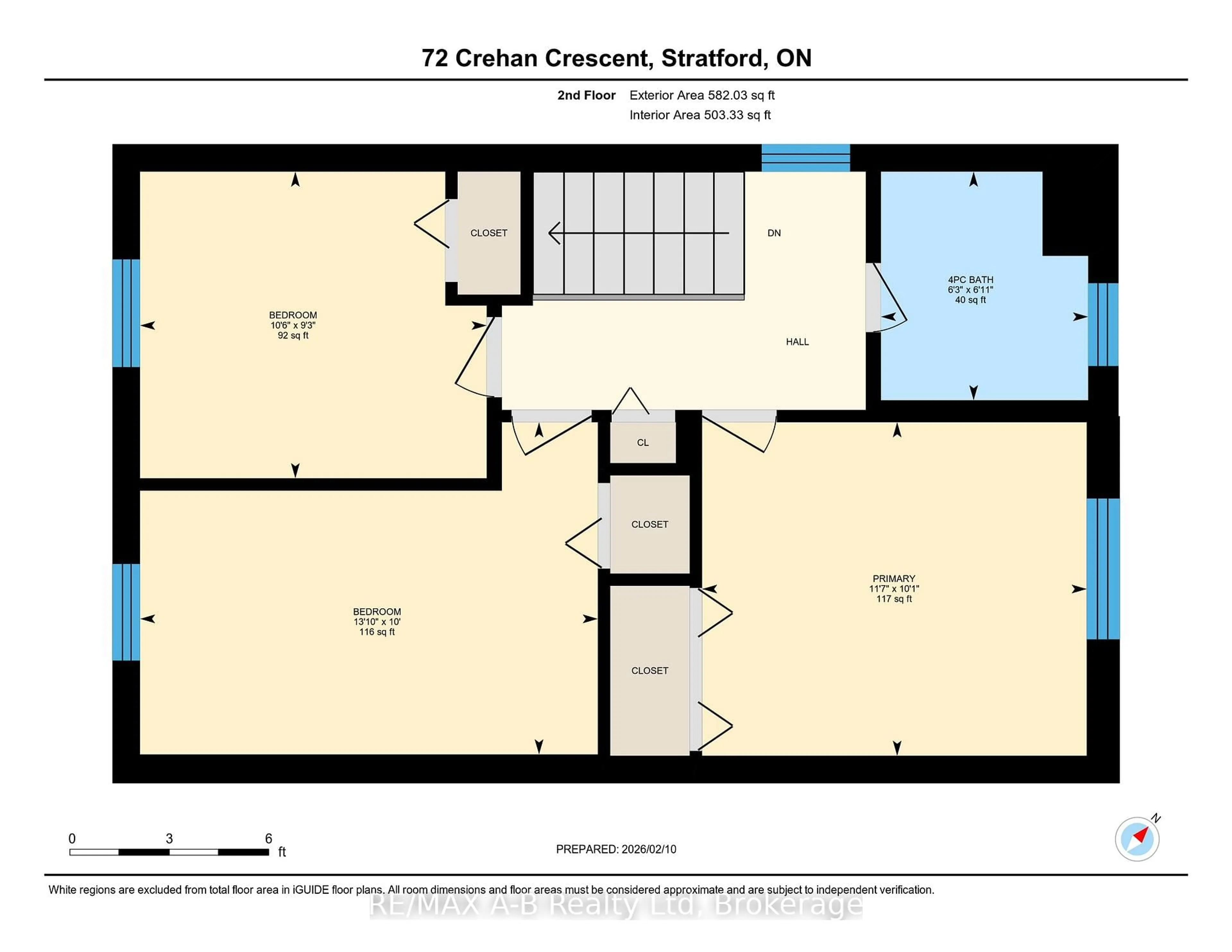 Floor plan for 72 Crehan Cres, Stratford Ontario N4Z 1B7