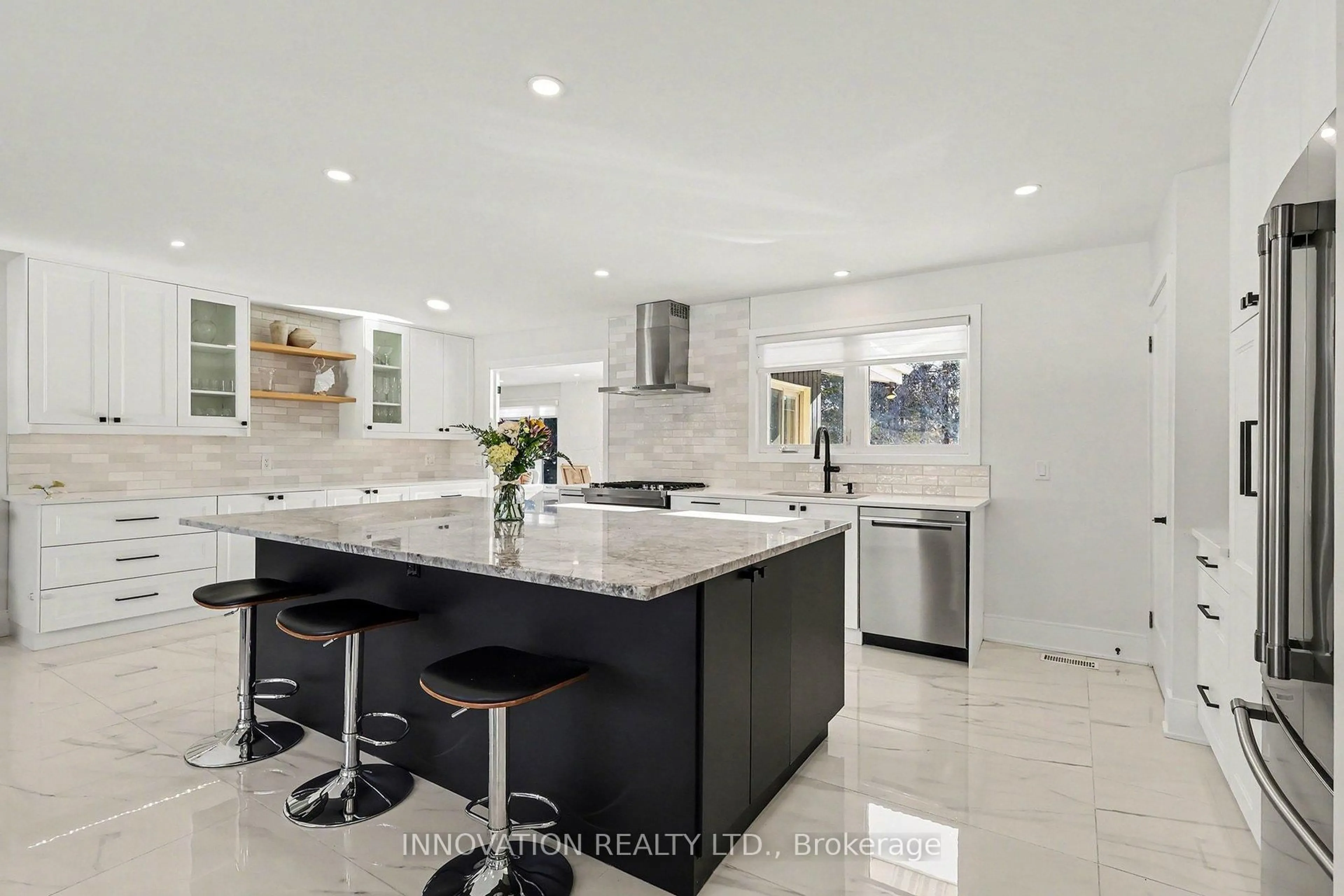 Contemporary kitchen, ceramic/tile floor for 1458 Rhea Pl, Ottawa Ontario K1V 1H1