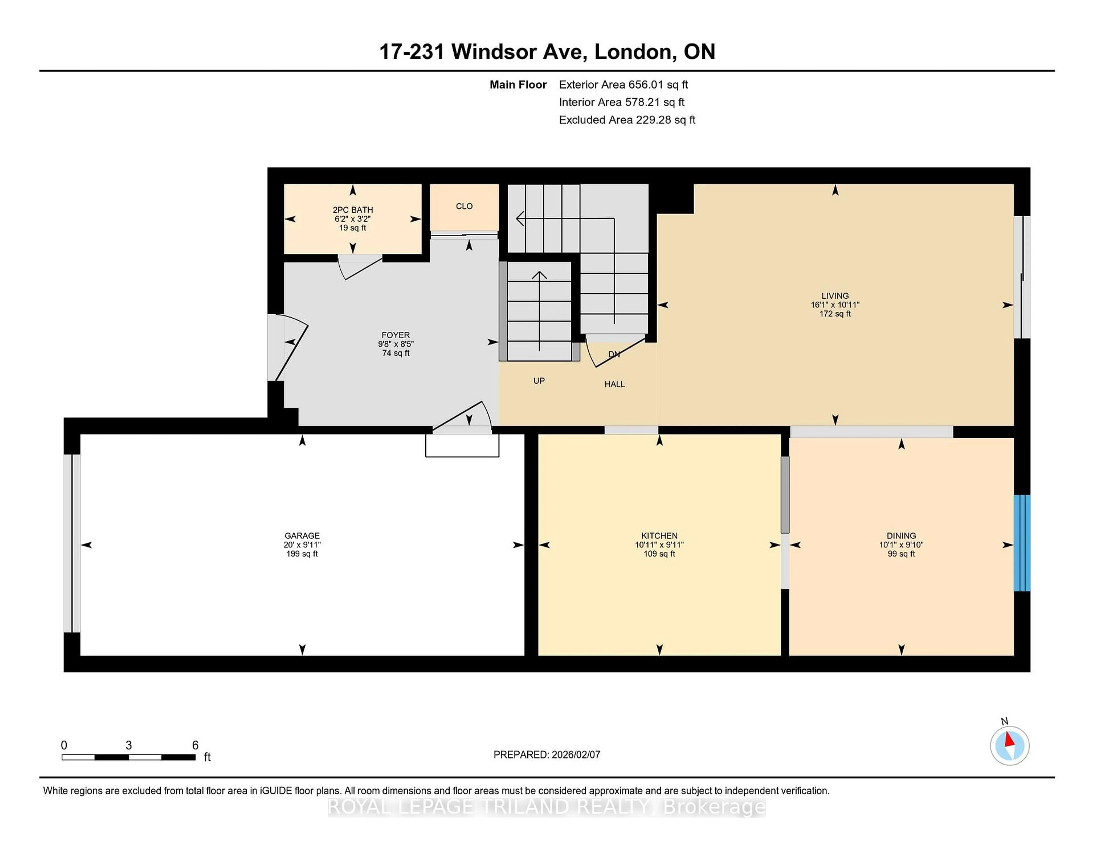 Floor plan for 231 Windsor Ave #17, London South Ontario N6C 2A5