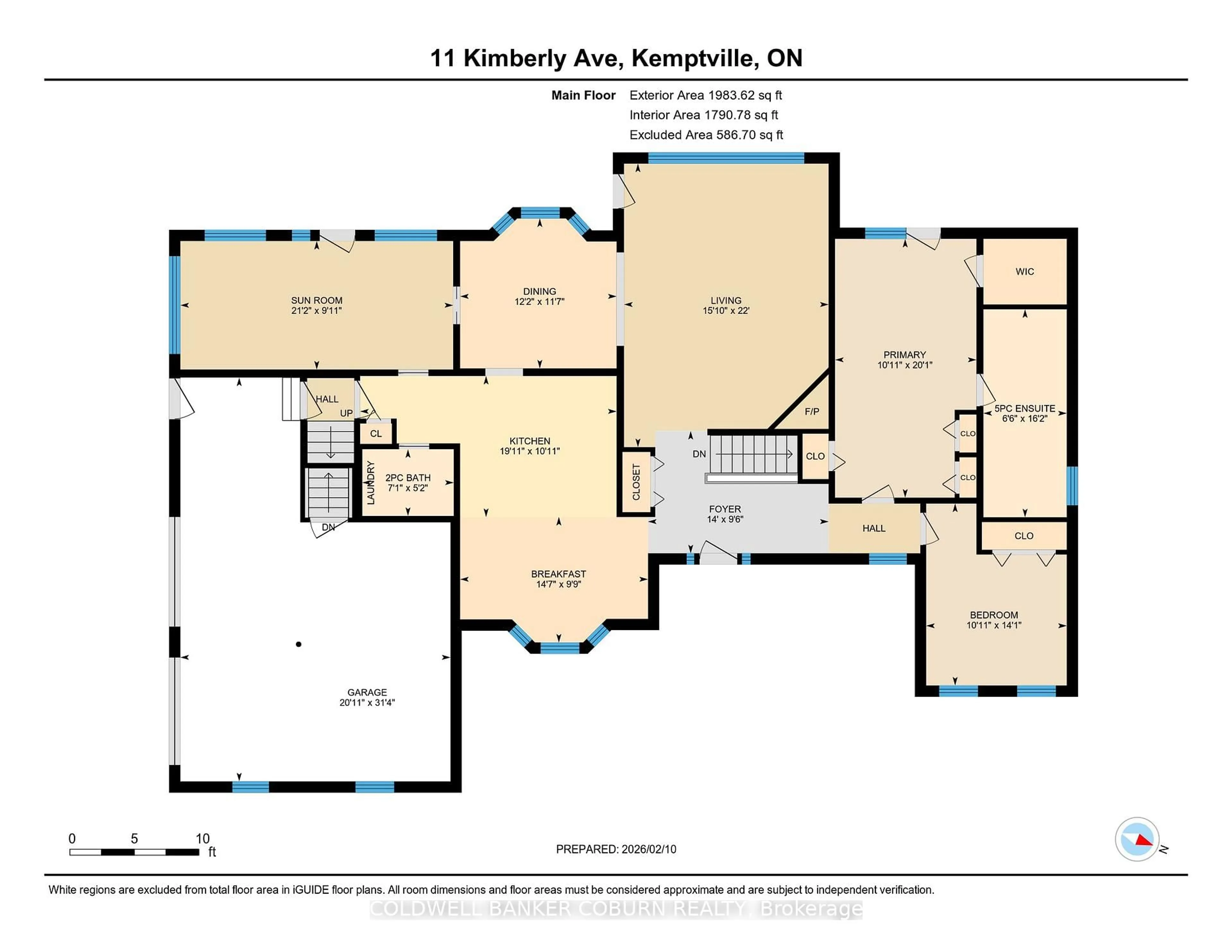 Floor plan for 11 Kimberly Ave, North Grenville Ontario K0G 1J0