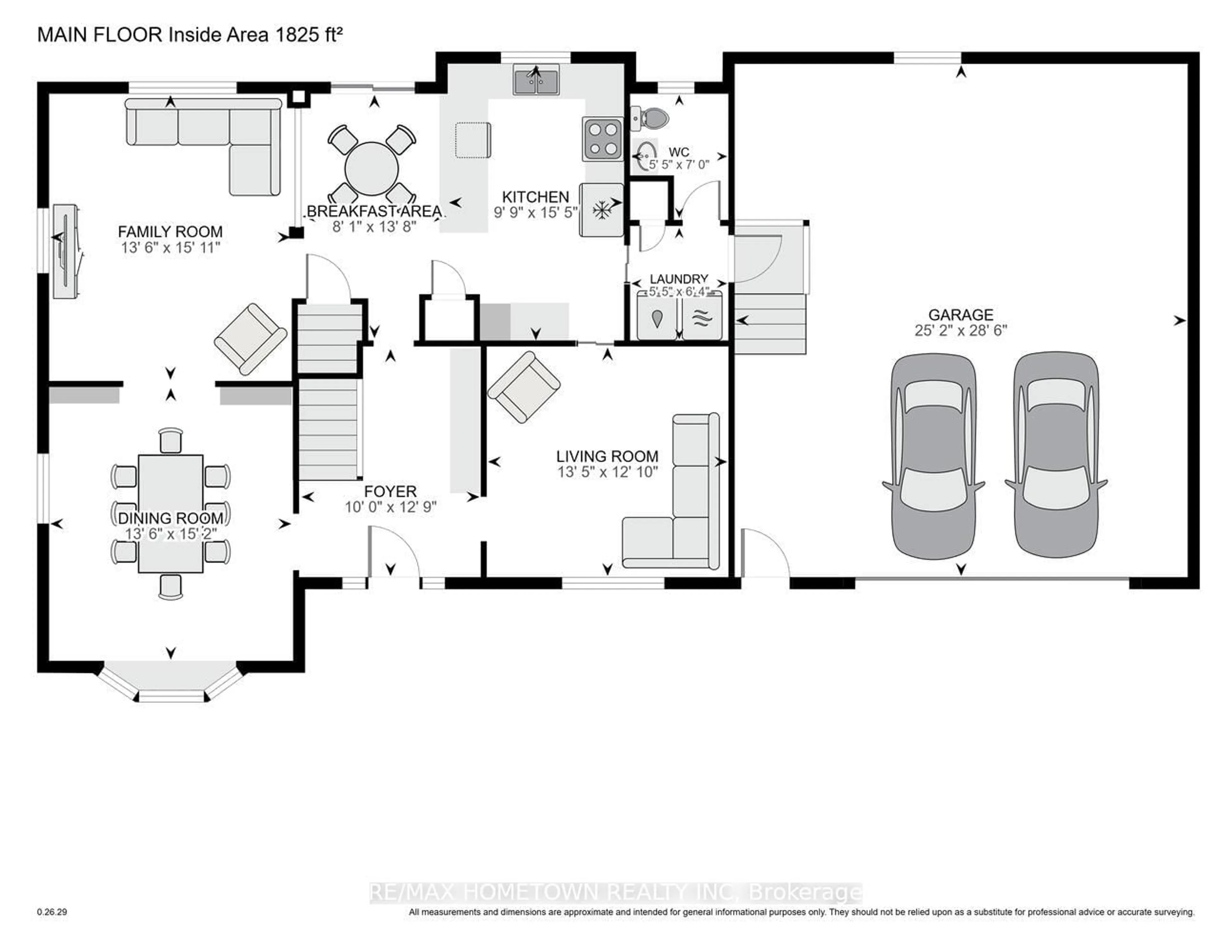 Floor plan for 5475 Dejong Rd, Augusta Ontario K6V 5T2