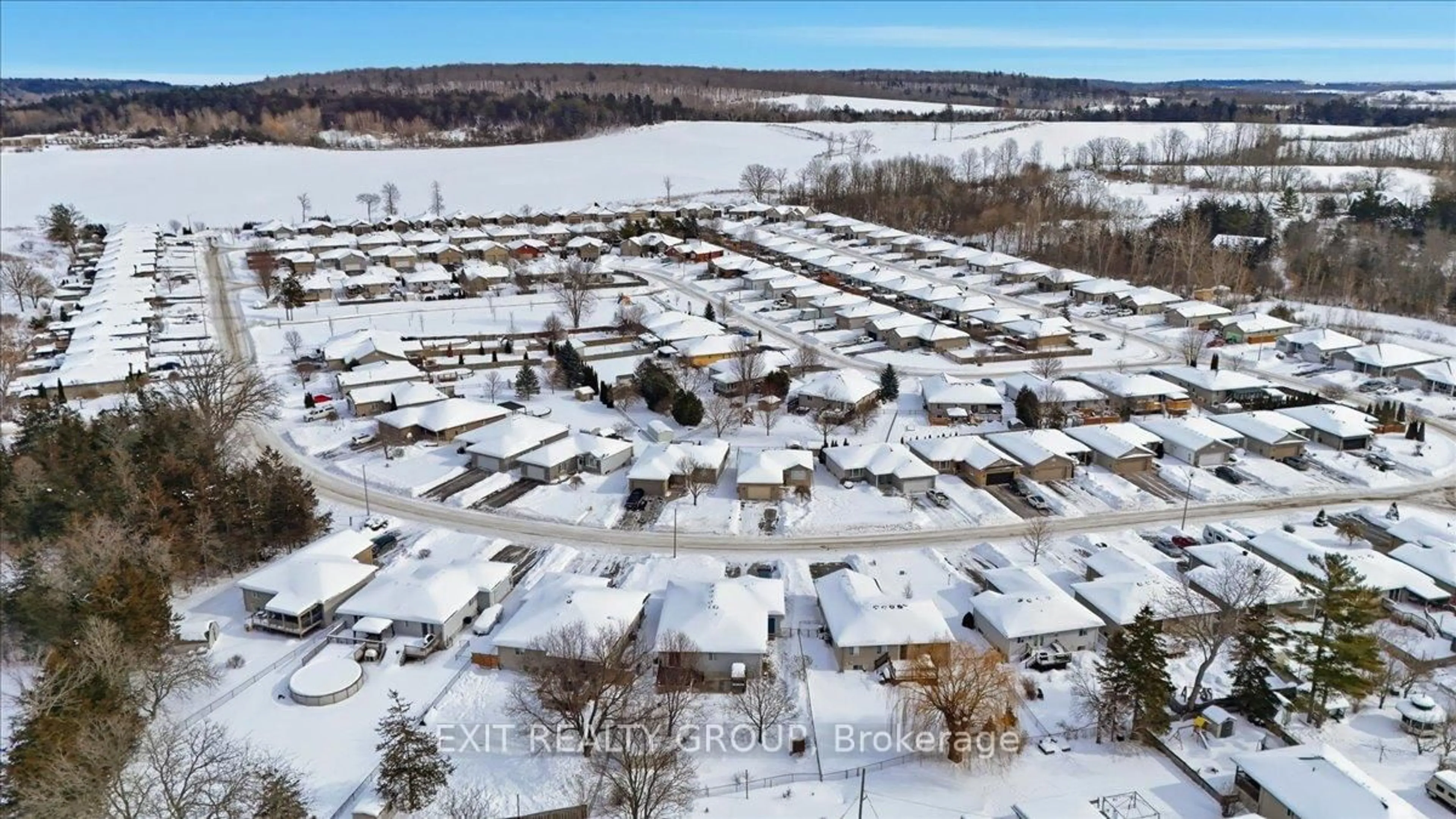 A pic from outside/outdoor area/front of a property/back of a property/a pic from drone, street for 14 Stonegate Cres, Hastings Ontario K0K 2C0
