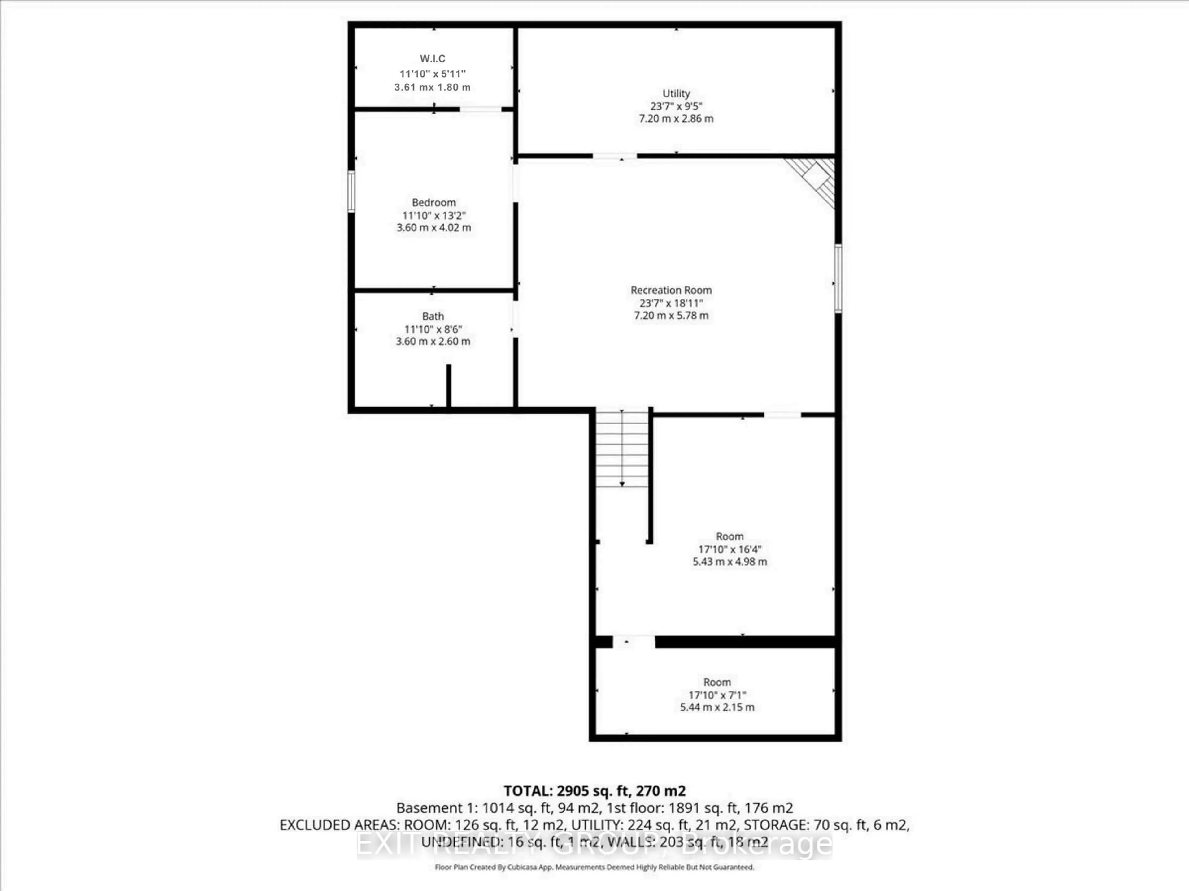 Floor plan for 14 Stonegate Cres, Hastings Ontario K0K 2C0