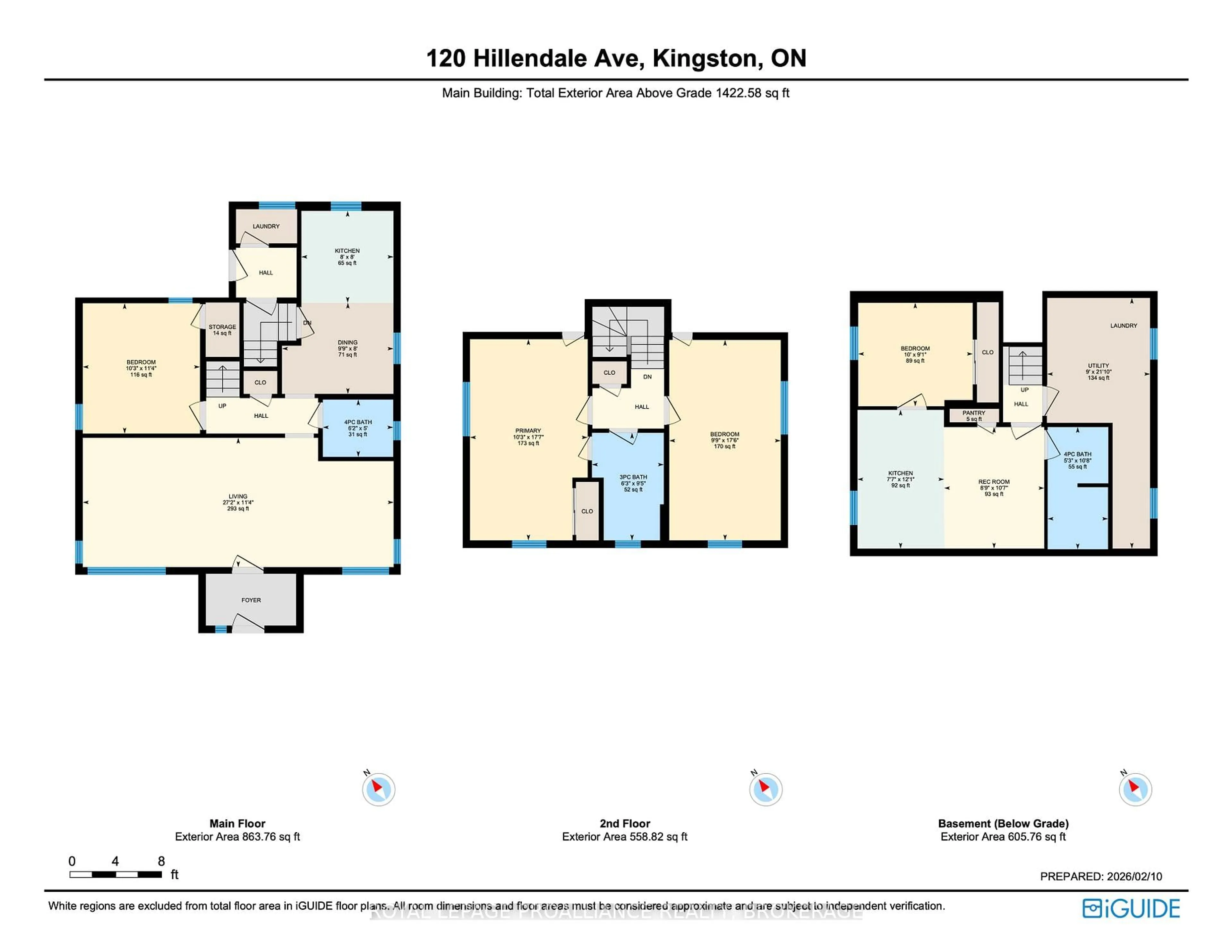 Floor plan for 120 Hillendale Ave, Kingston Ontario K7M 1S7