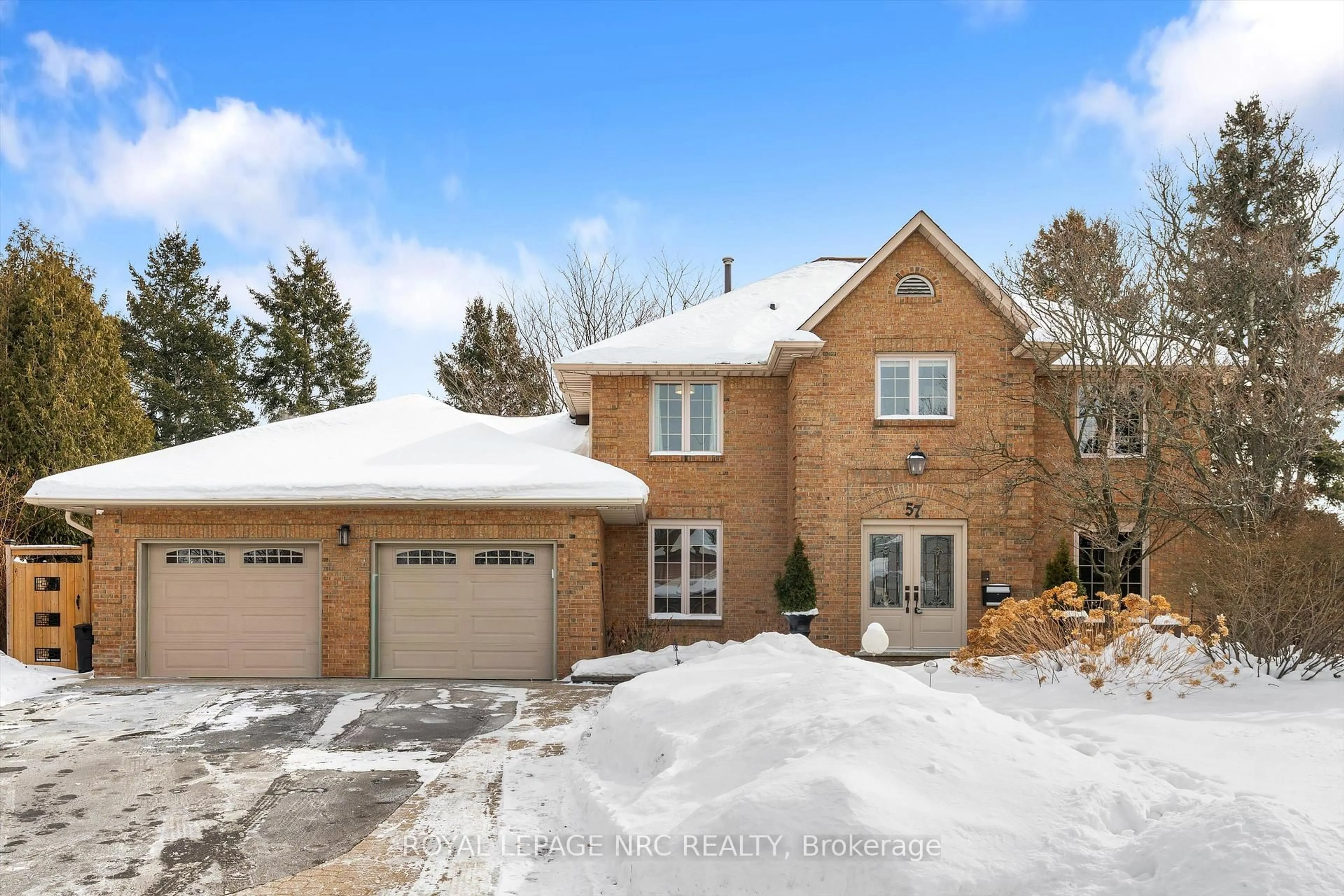 Home with brick exterior material, street for 57 Elena Crt, Hamilton Ontario L9C 7P7