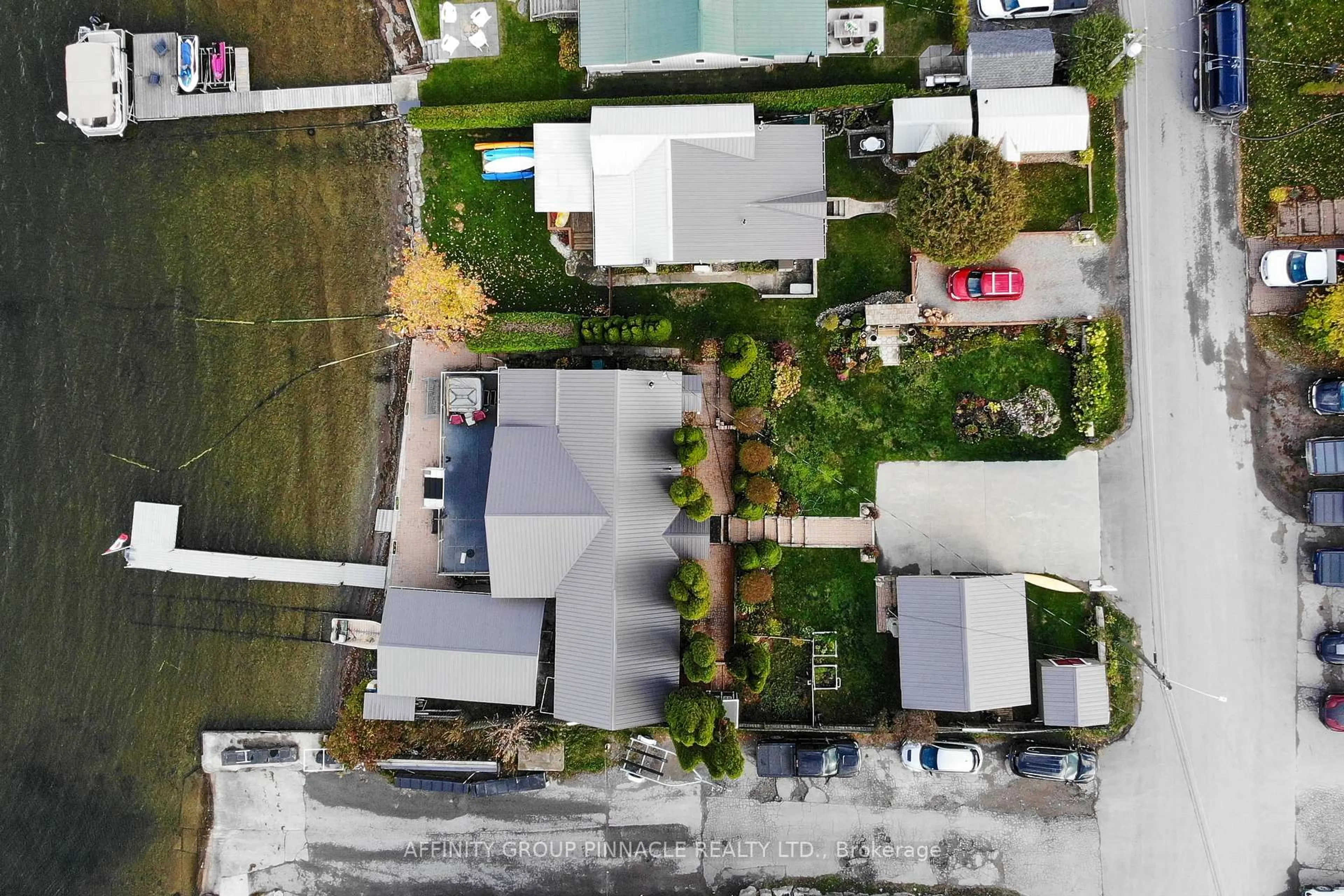 A pic from outside/outdoor area/front of a property/back of a property/a pic from drone, street for 14 Oriole Rd, Kawartha Lakes Ontario K0M 1N0