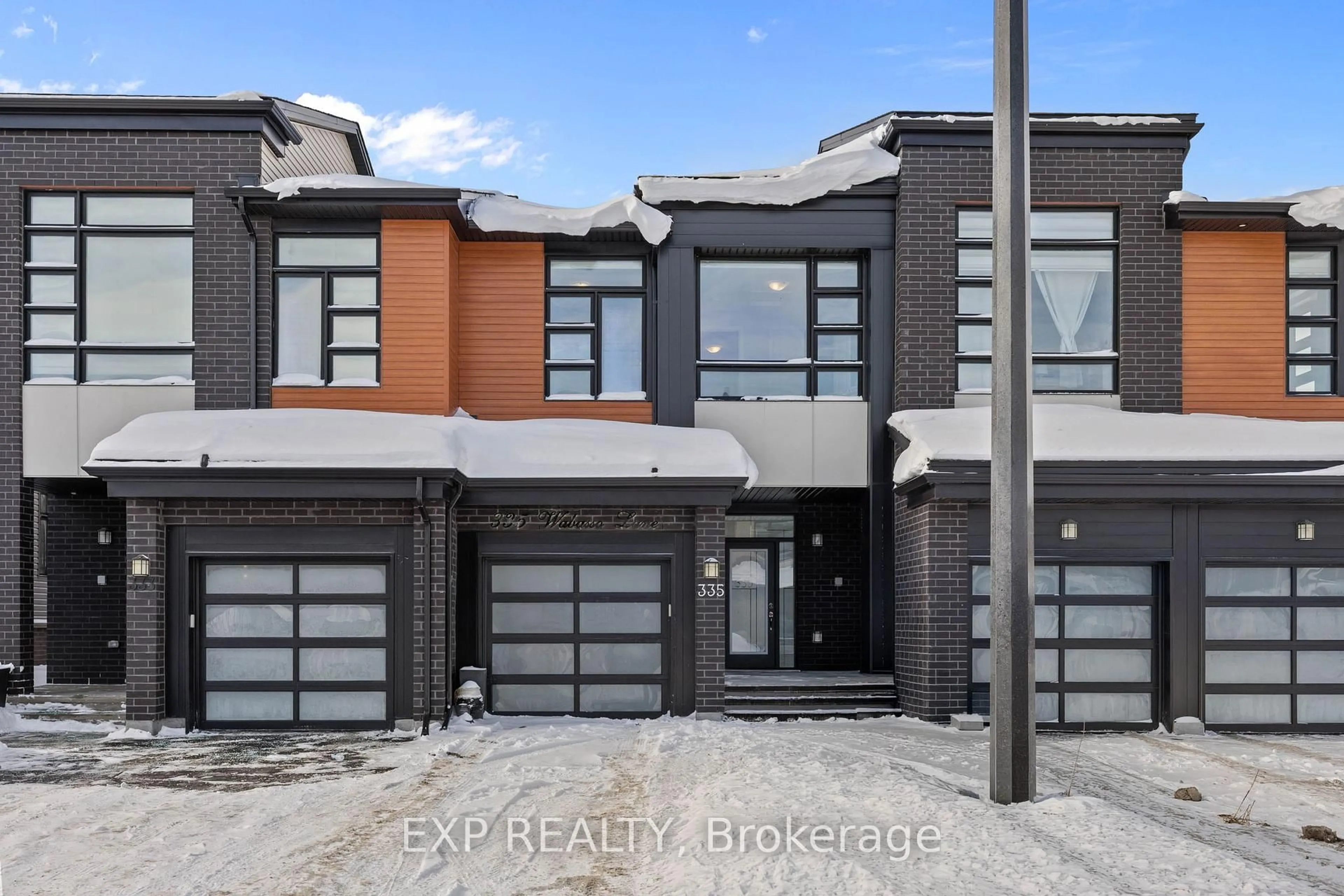 Home with brick exterior material, street for 335 wabasso Lane, Ottawa Ontario K1T 0T2