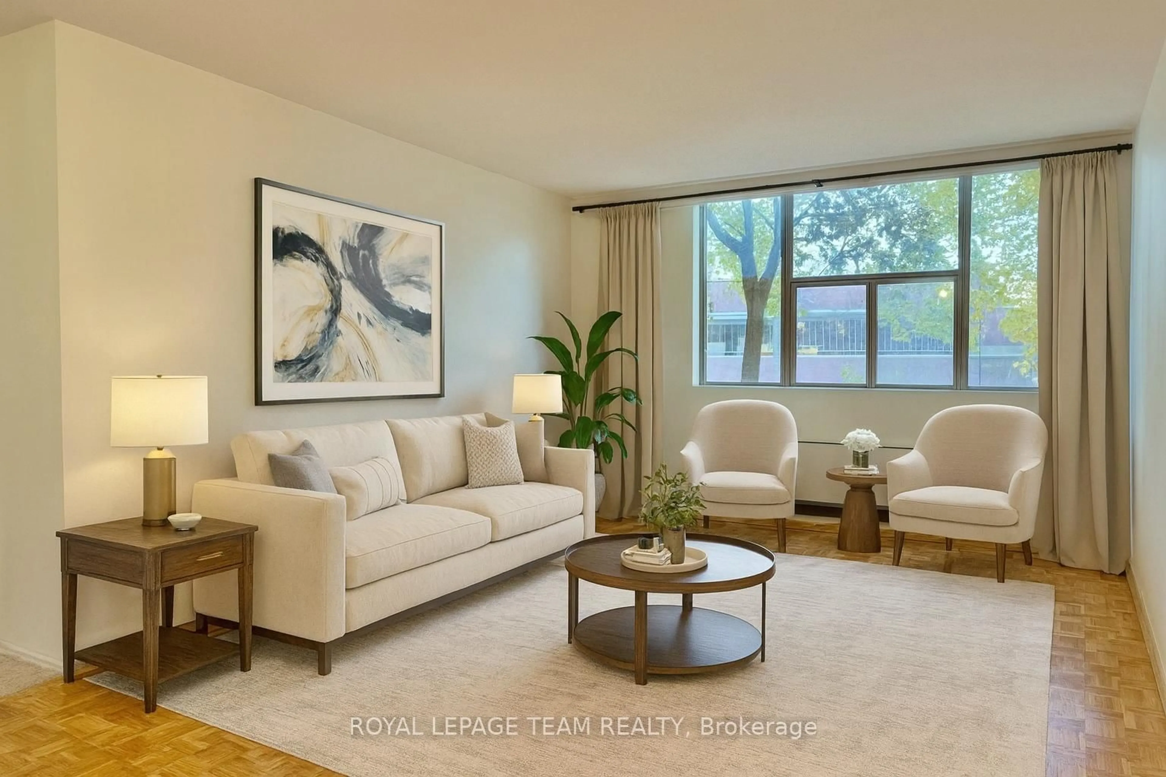 Living room with furniture, unknown for 2760 Carousel Cres #102, Ottawa Ontario K1T 2N4