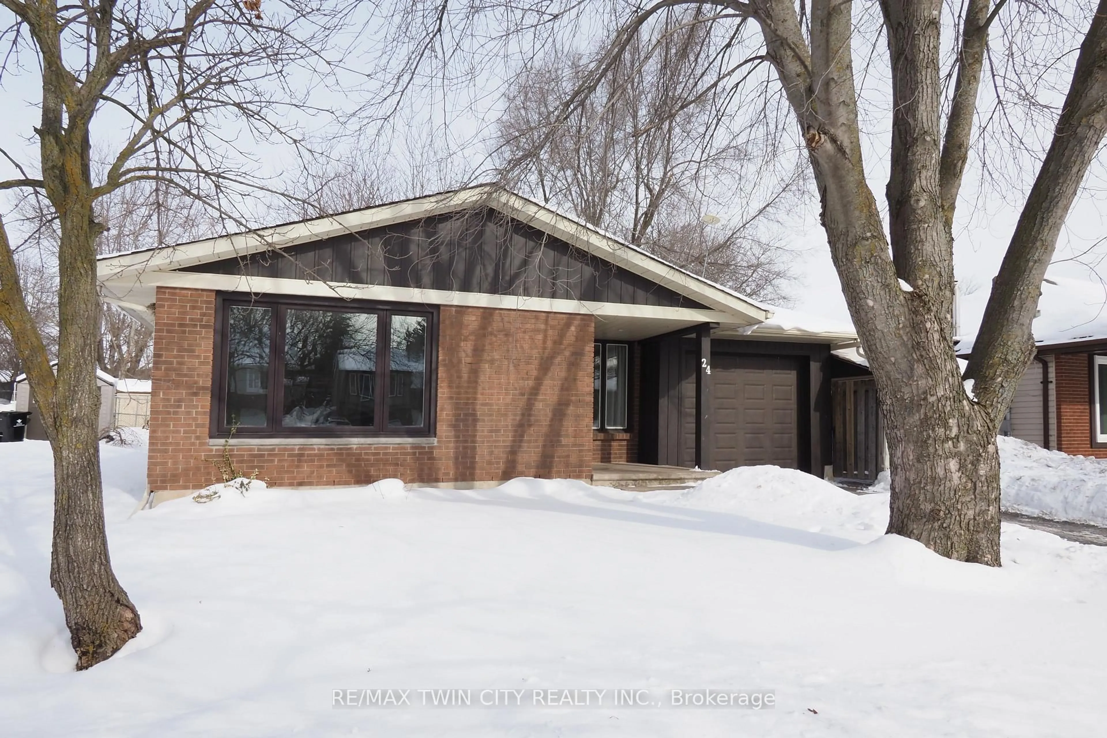 Home with brick exterior material, street for 24 Blackwell Dr, Kitchener Ontario N2N 1P5