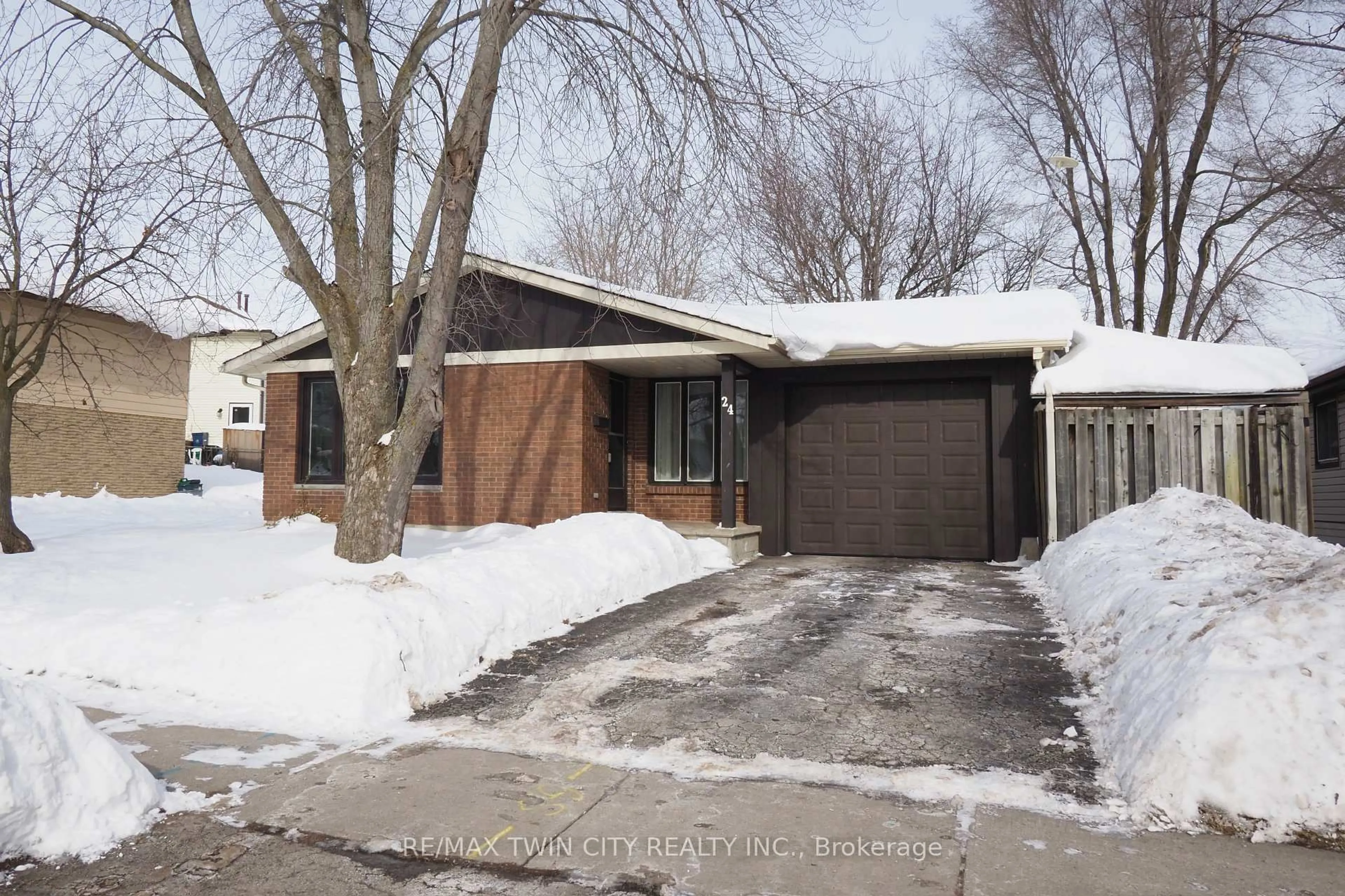 Home with brick exterior material, street for 24 Blackwell Dr, Kitchener Ontario N2N 1P5