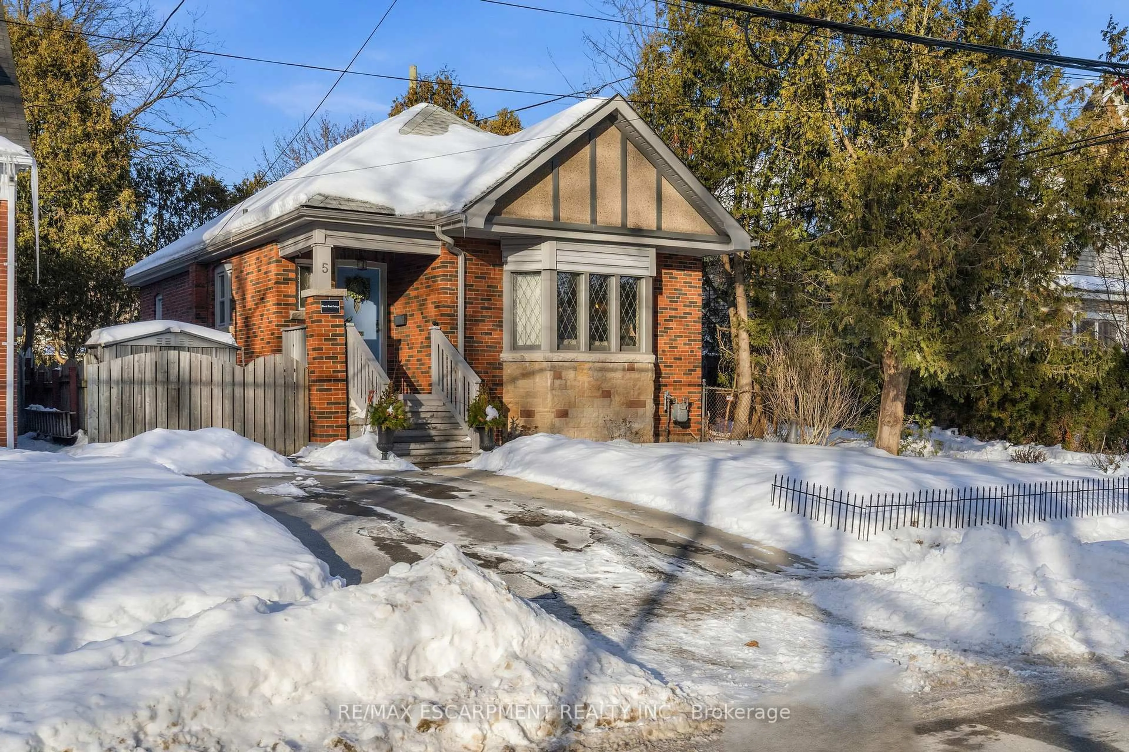 Home with brick exterior material, street for 5 Alma St, Hamilton Ontario L9H 2C8