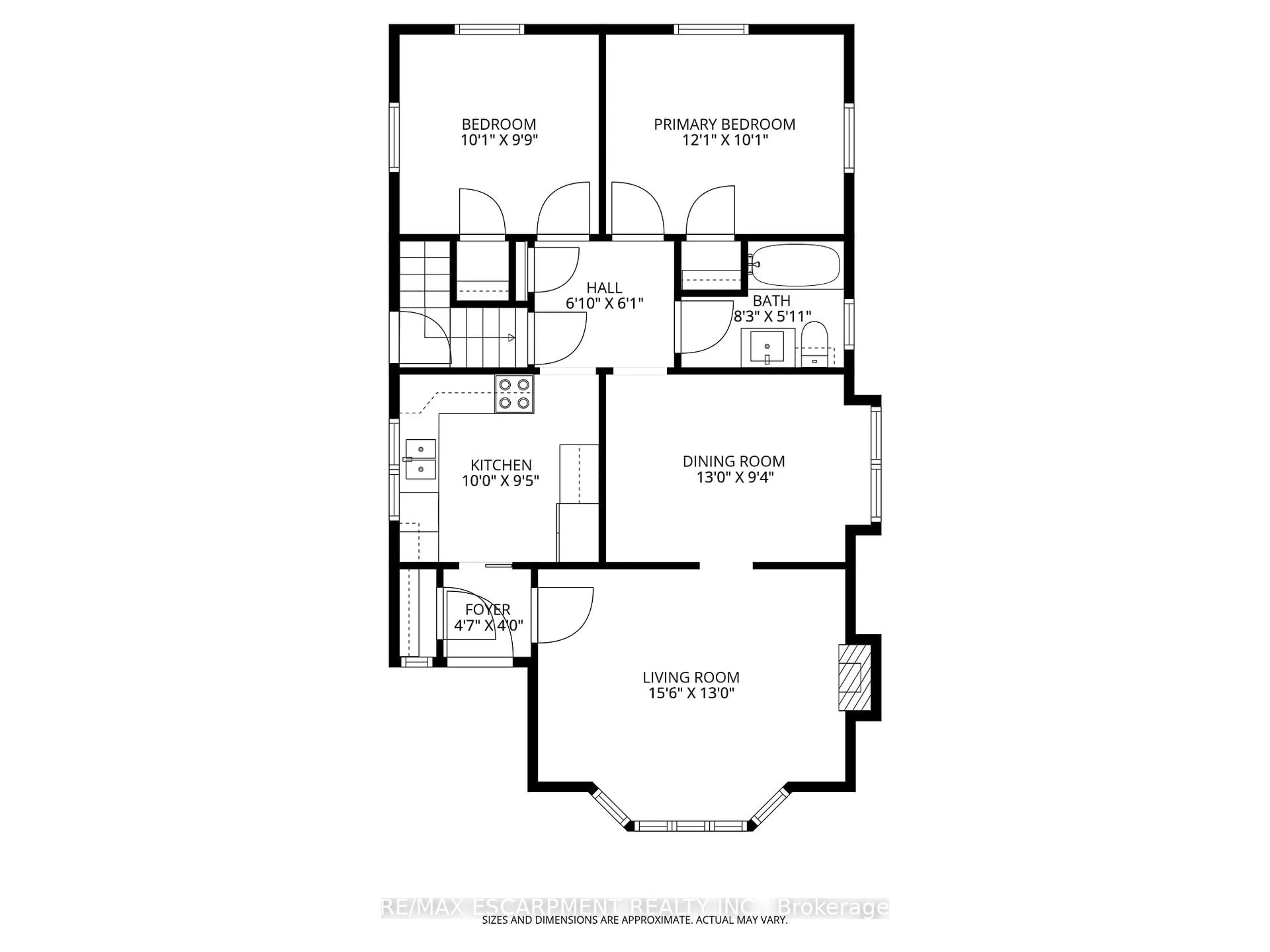 Floor plan for 5 Alma St, Hamilton Ontario L9H 2C8
