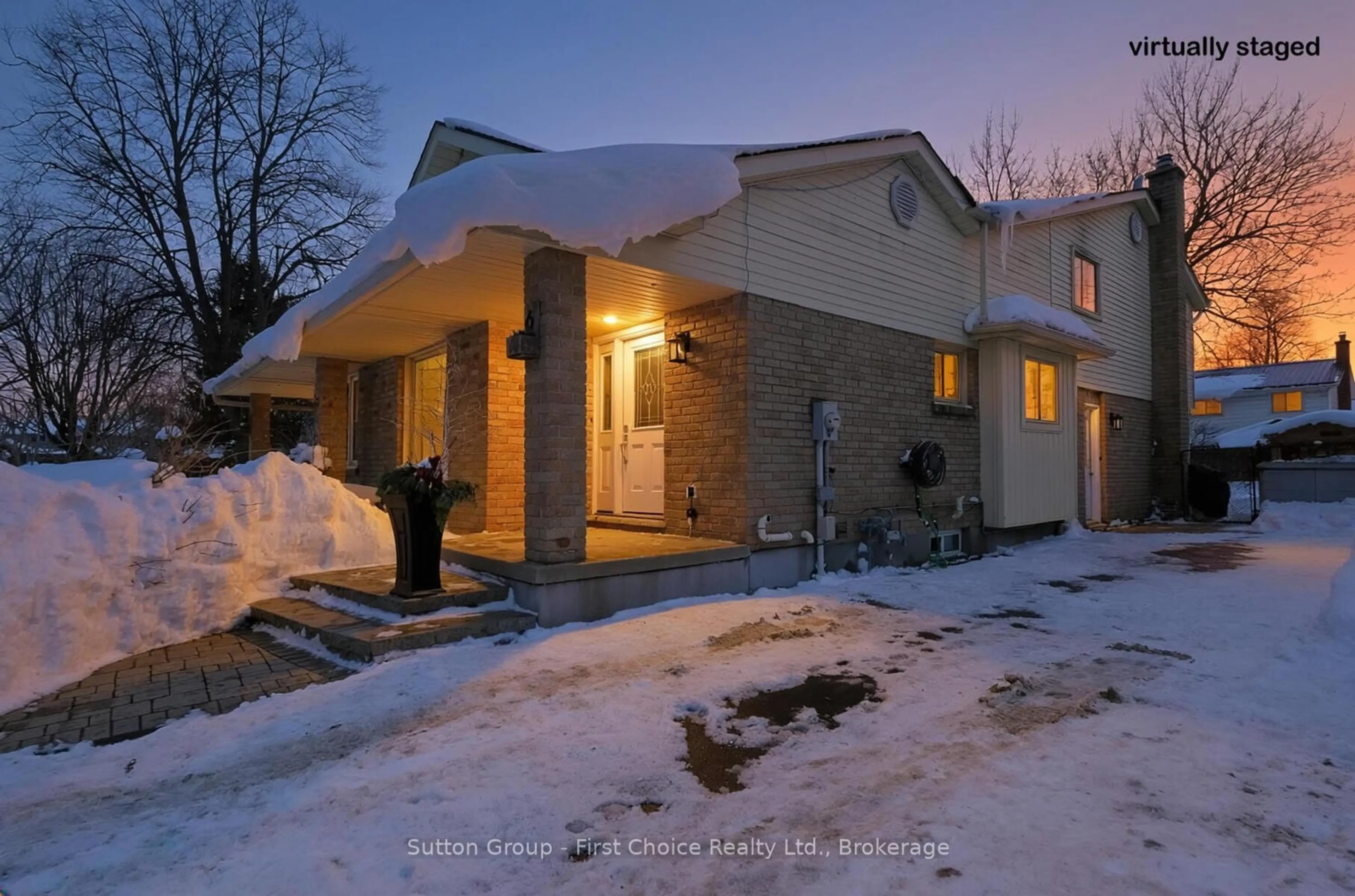 Home with brick exterior material, street for 6 Polley Pl, Stratford Ontario N4Z 1C9
