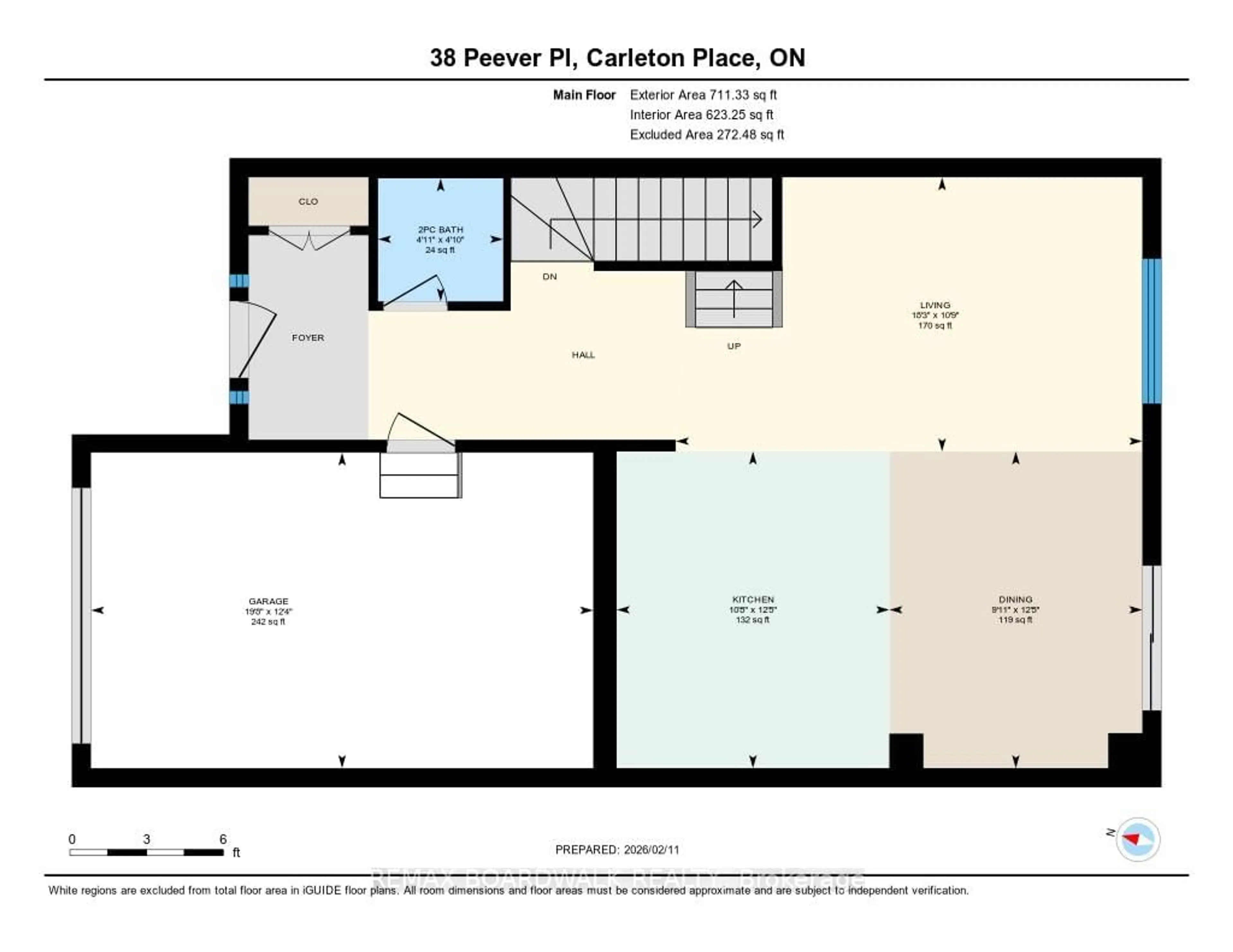 Floor plan for 38 Peever Pl, Carleton Place Ontario K7C 0K7