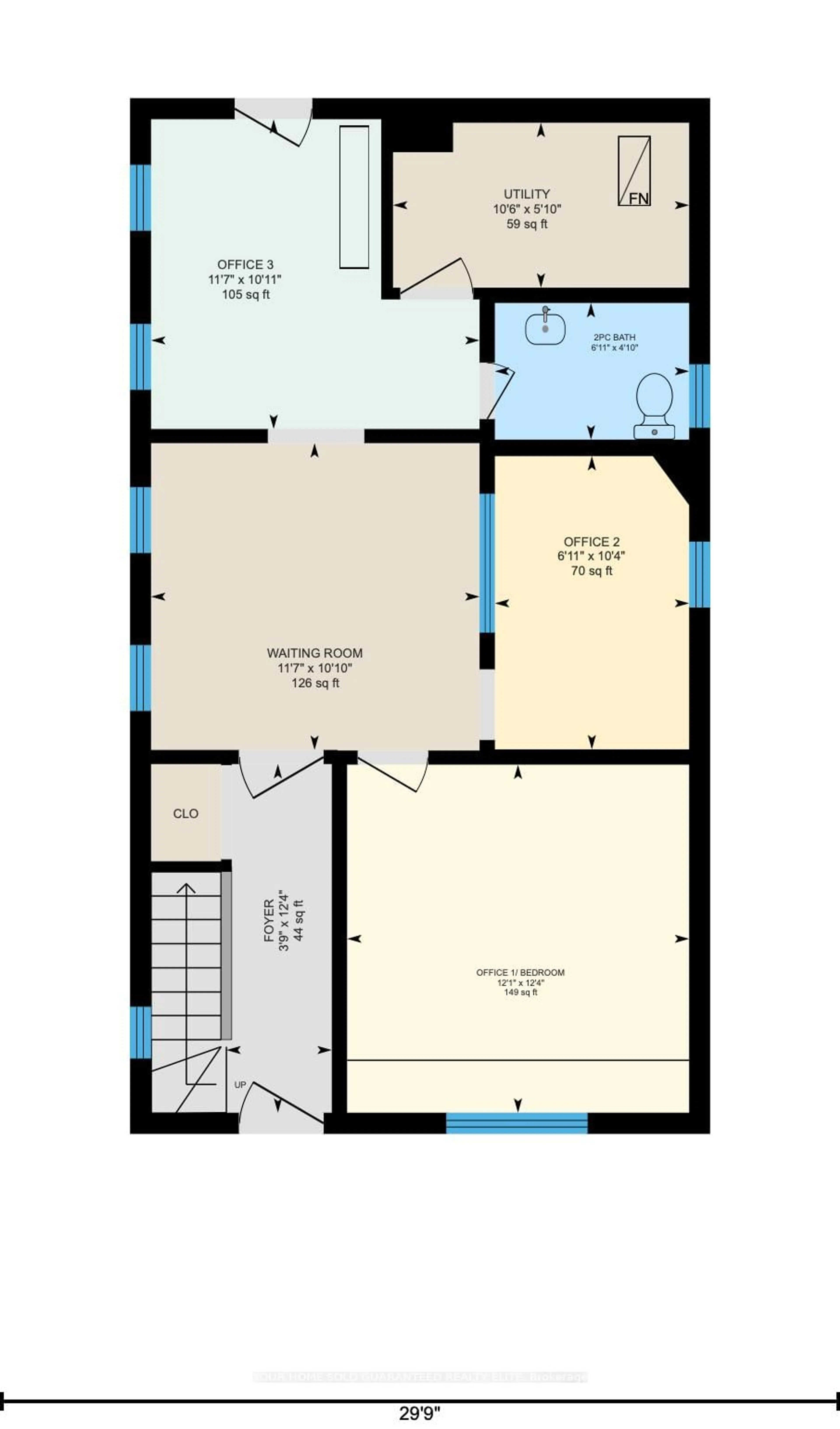 Floor plan for 48 Carlisle St, St. Catharines Ontario L2R 4H4