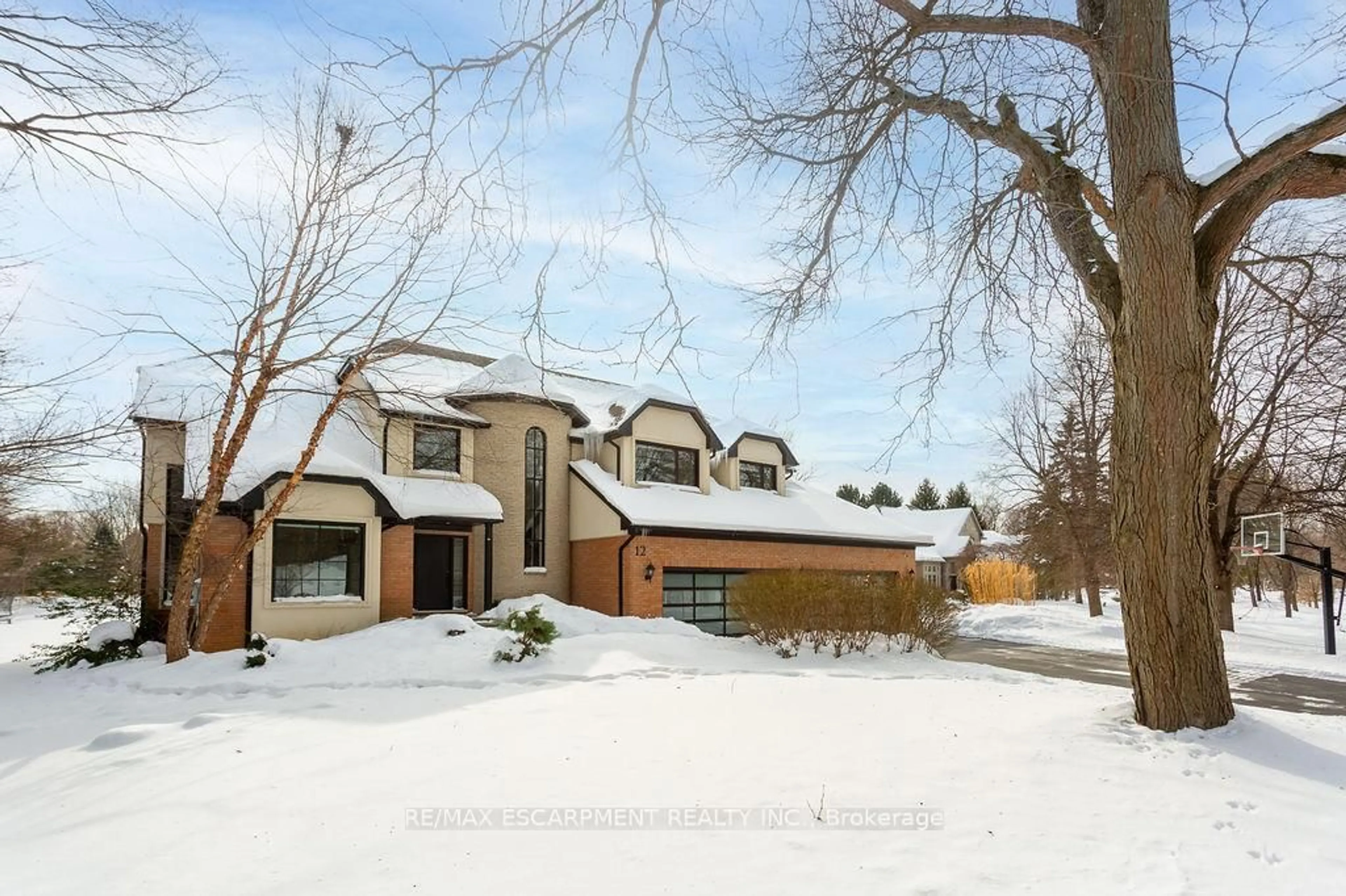 Home with brick exterior material, street for 12 Blackberry Pl, Hamilton Ontario L0R 1H2