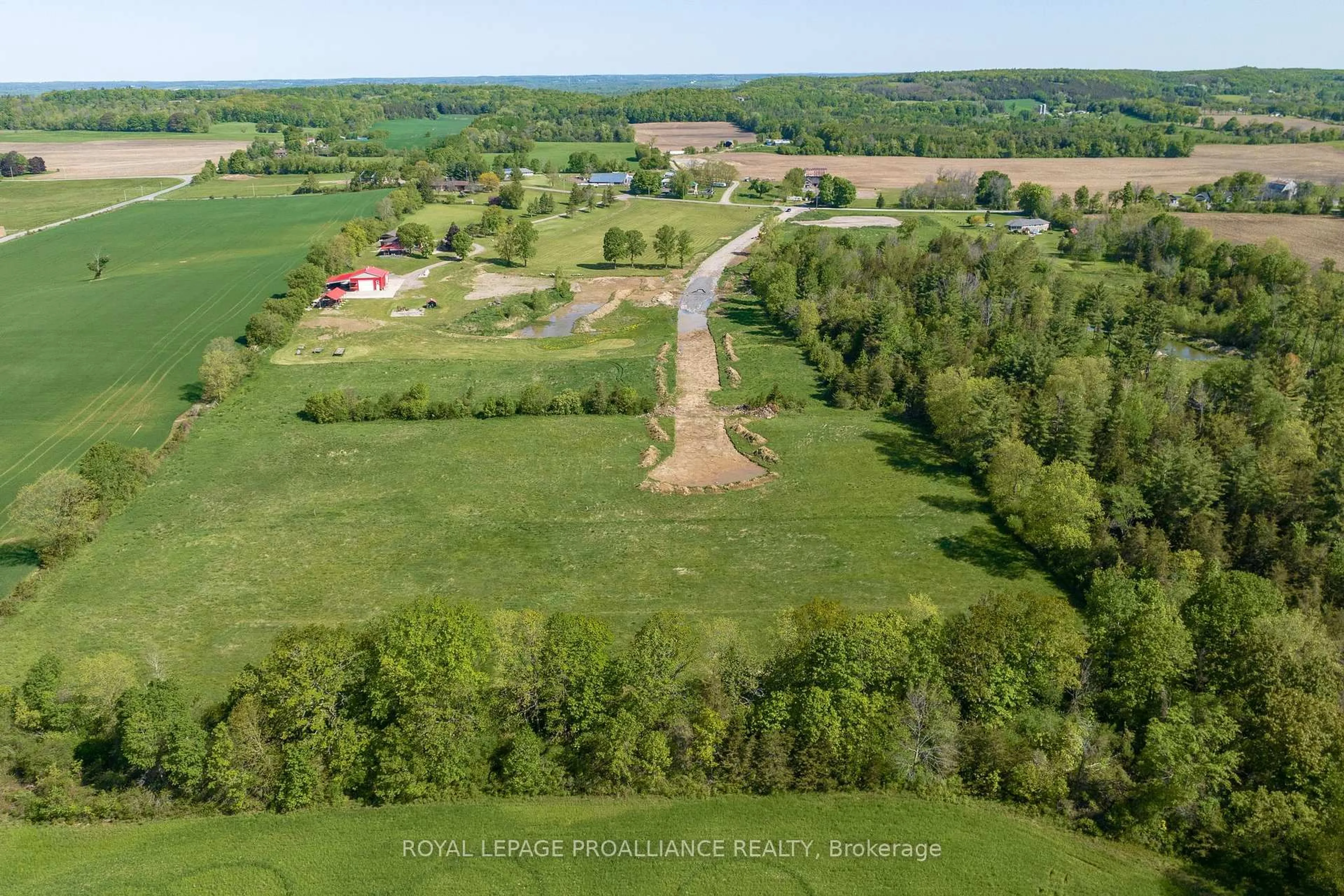 A pic from outside/outdoor area/front of a property/back of a property/a pic from drone, water/lake/river/ocean view for 2 Berend Crt, Hastings Ontario K0K 2C0
