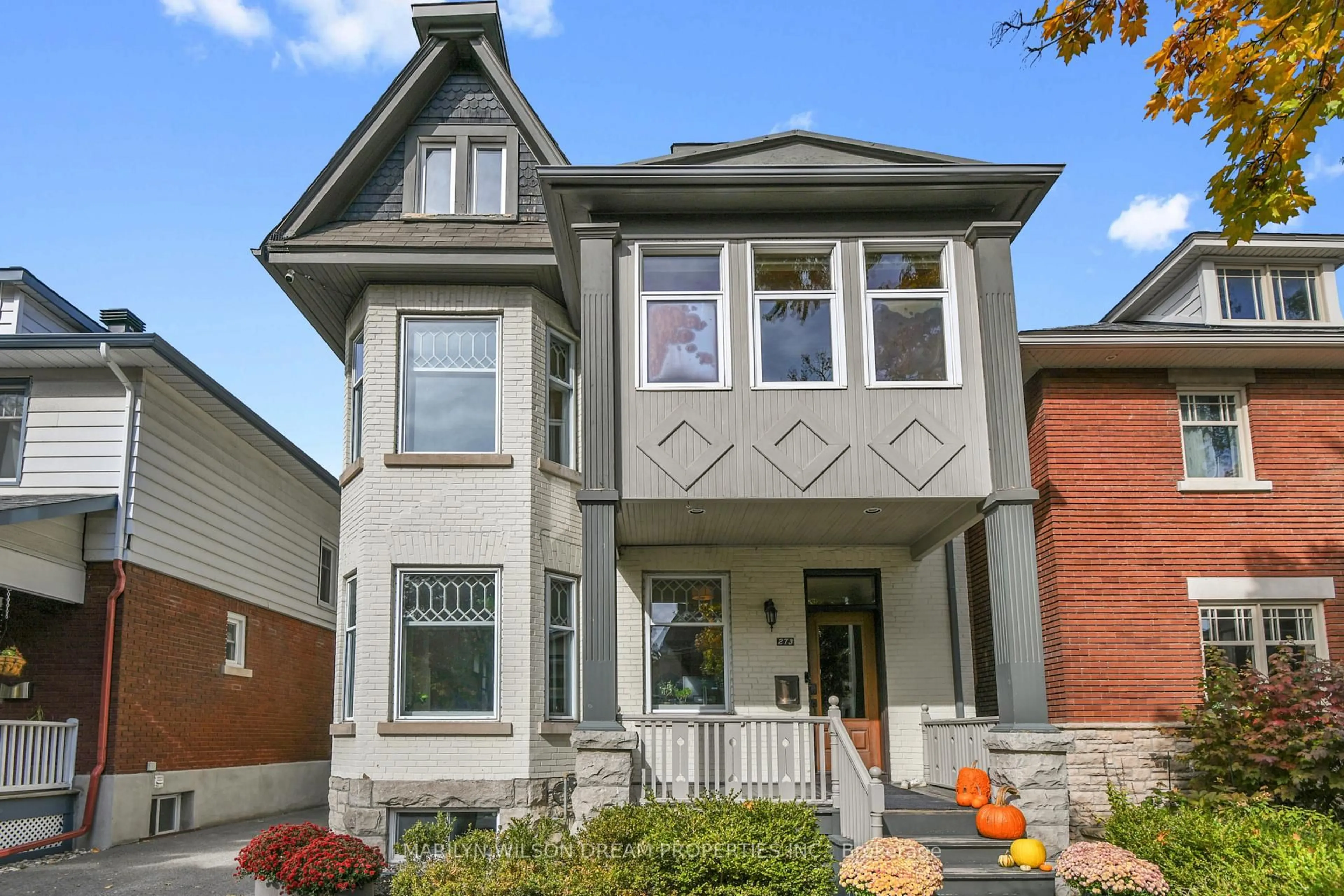 Home with brick exterior material, street for 273 Powell Ave, Ottawa Ontario K1S 2A4