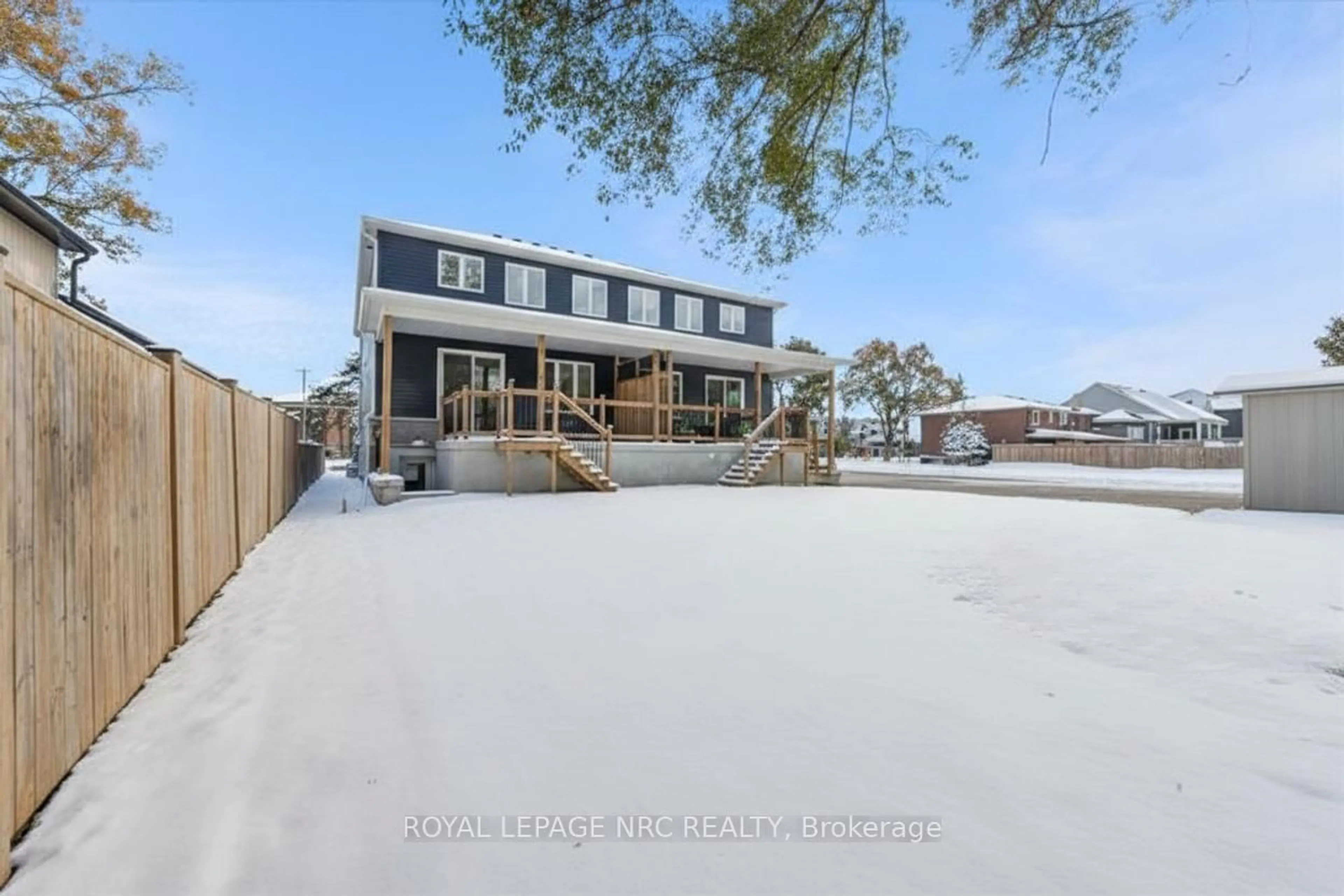 A pic from outside/outdoor area/front of a property/back of a property/a pic from drone, unknown for 66 Page St, Port Colborne Ontario L3K 5V1