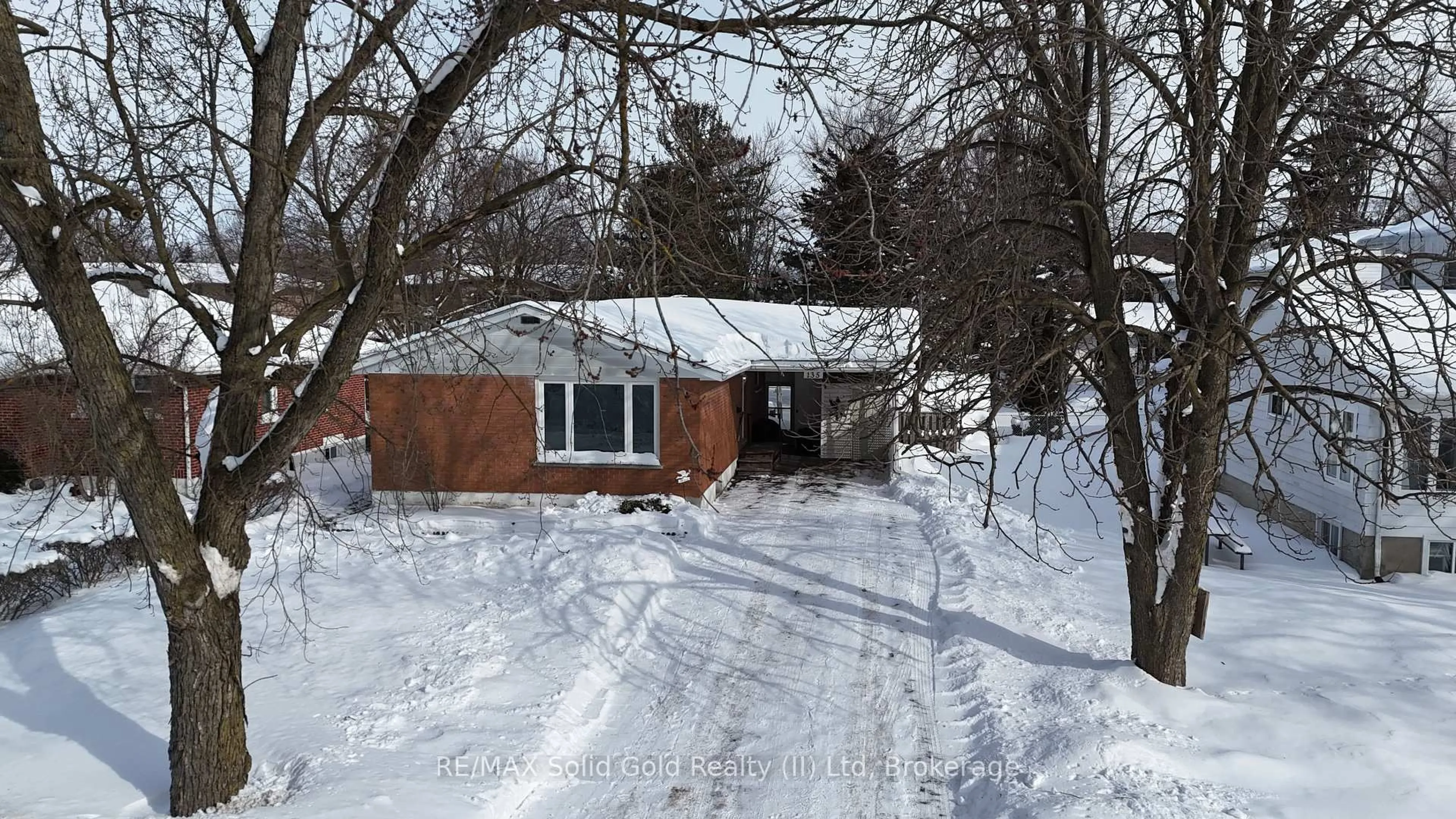 A pic from outside/outdoor area/front of a property/back of a property/a pic from drone, street for 135 Rowland St, West Perth Ontario N0K 1N0