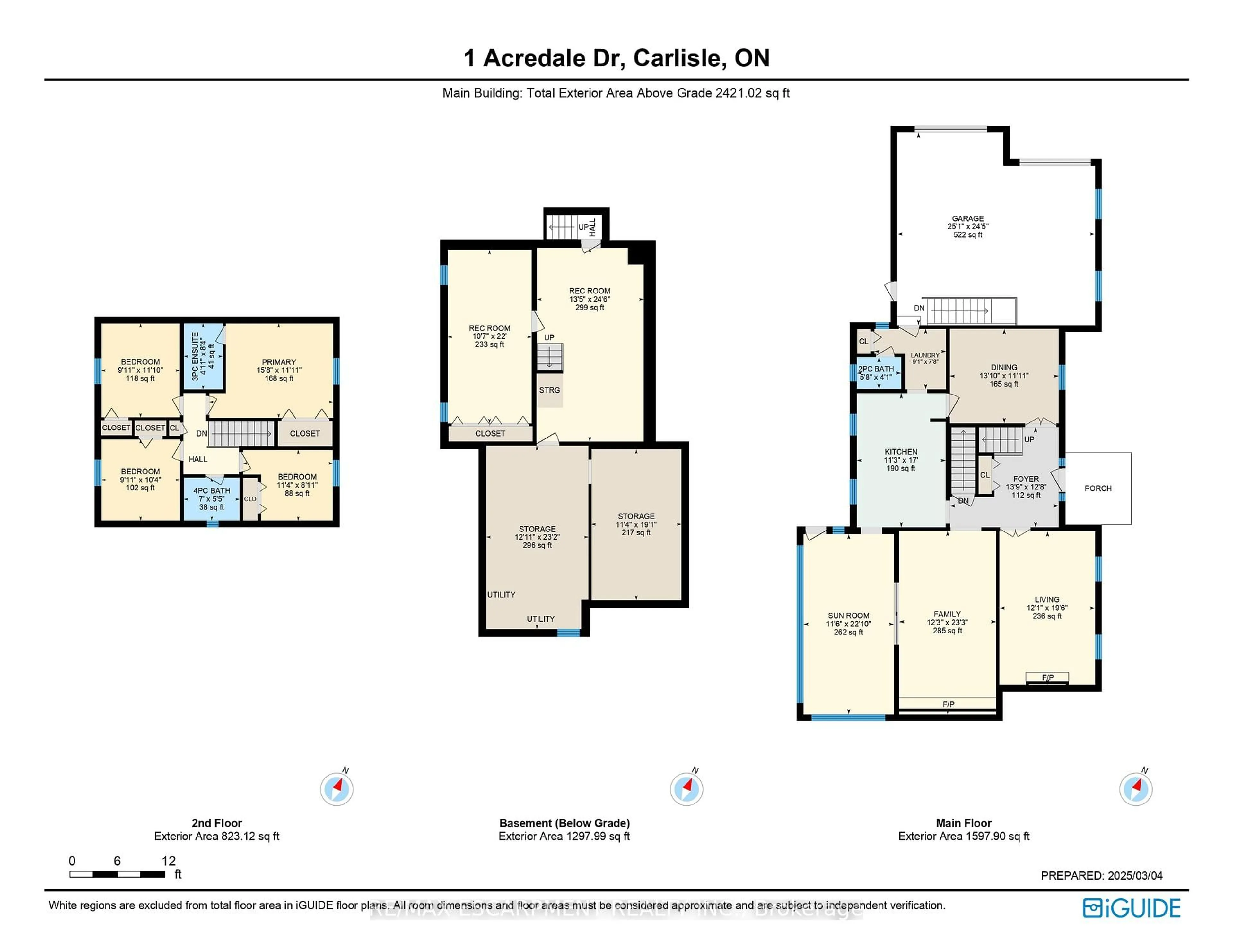 Floor plan for 1 Acredale Dr, Hamilton Ontario L0R 1H2