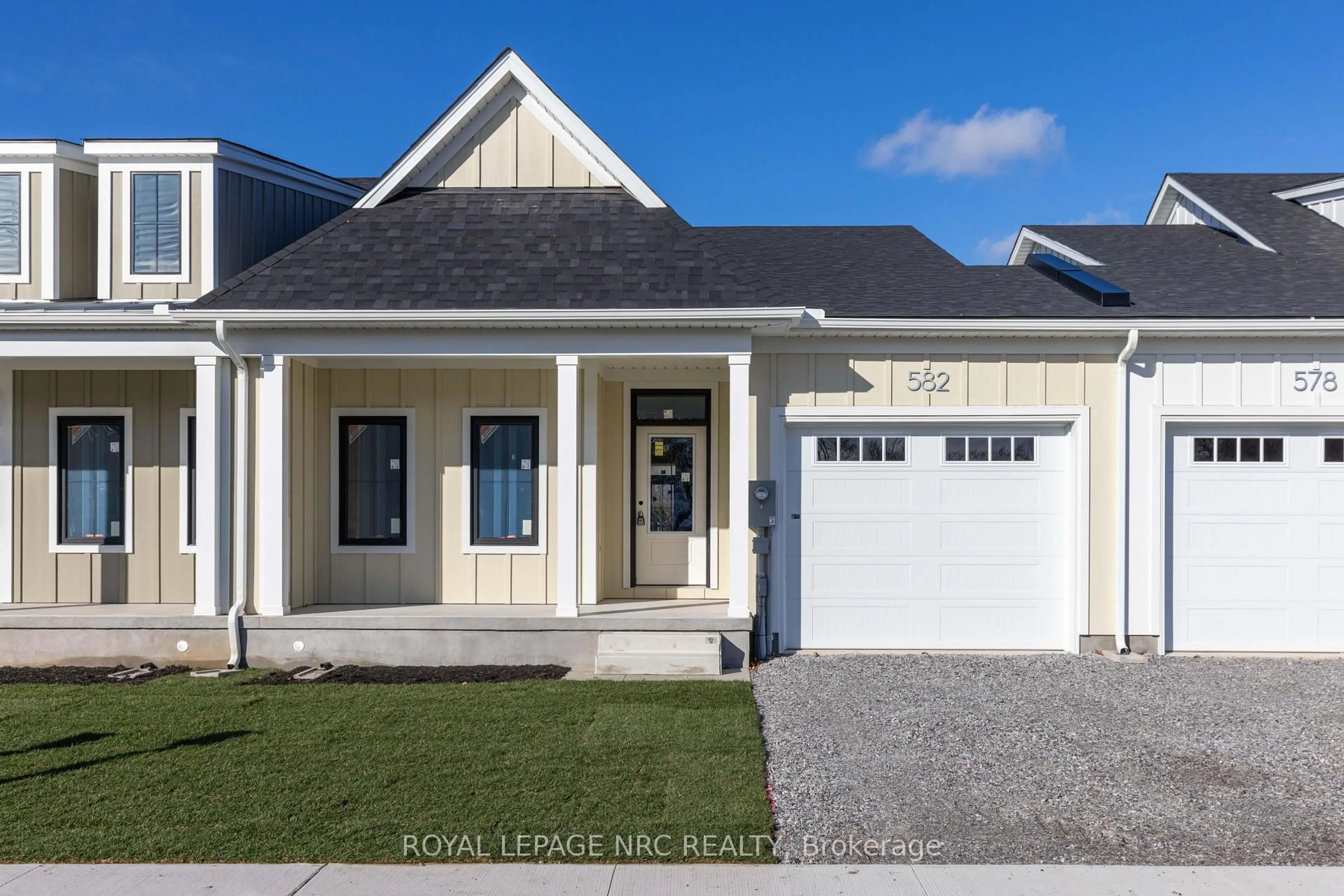 Home with vinyl exterior material, street for 70C Seneca Dr, Fort Erie Ontario L2A 1C2