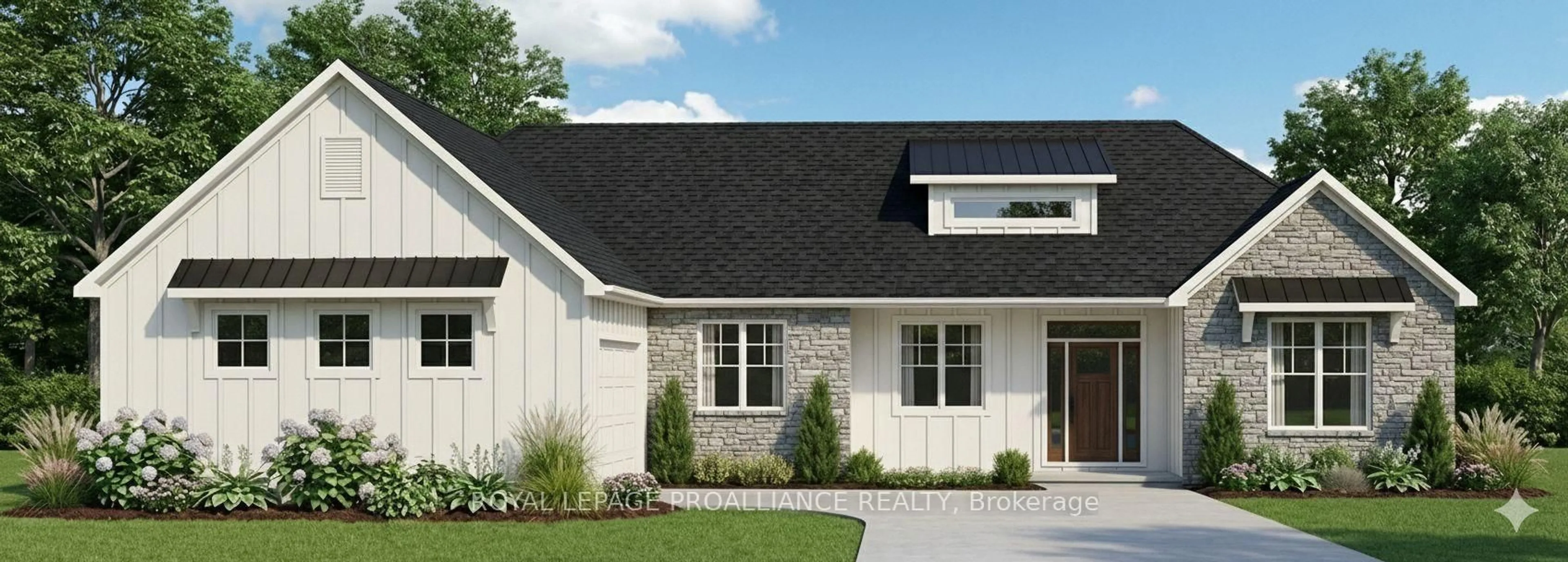 Home with vinyl exterior material, street for 1 Berend Crt, Hastings Ontario K0K 2C0