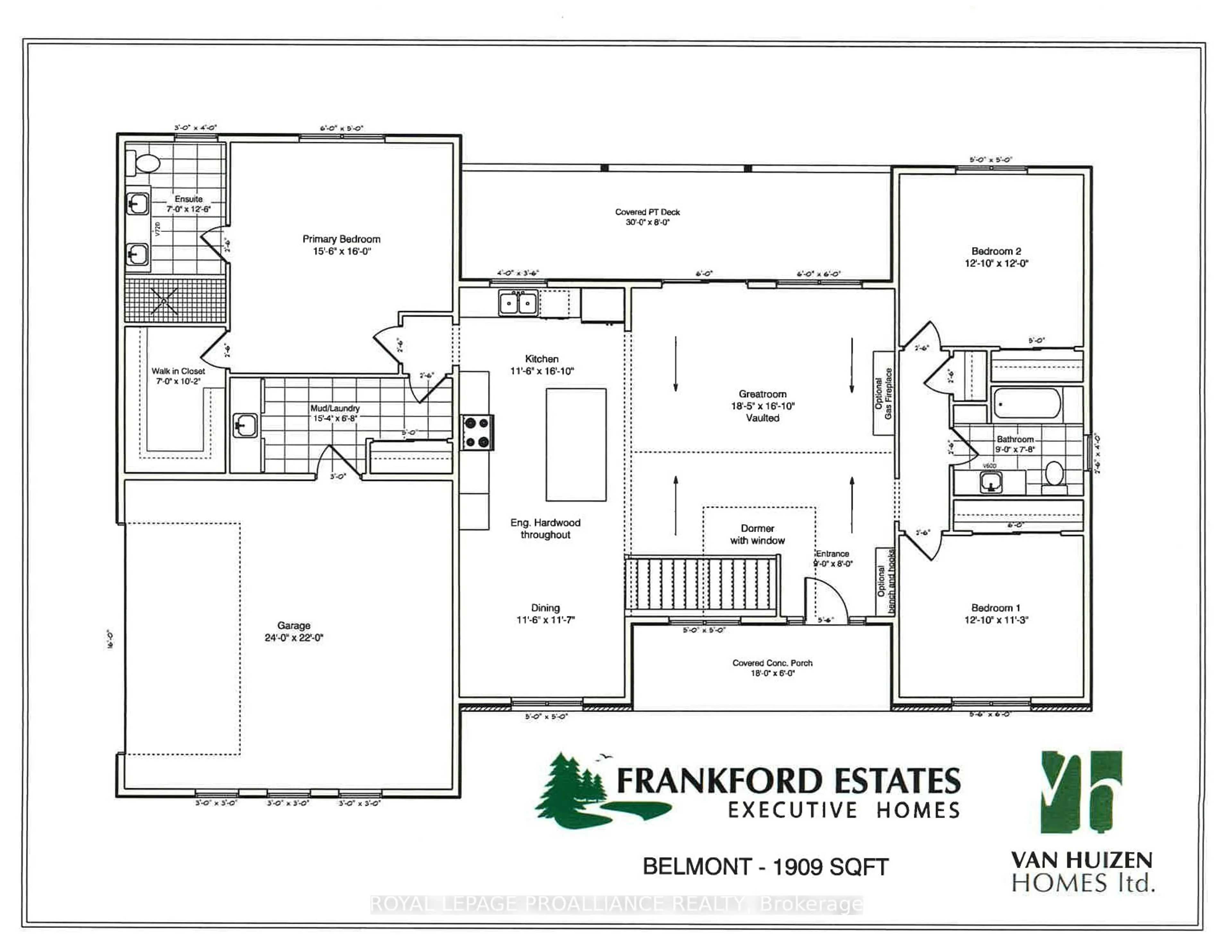 Floor plan for 4 Berend Crt, Hastings Ontario K0K 2C0
