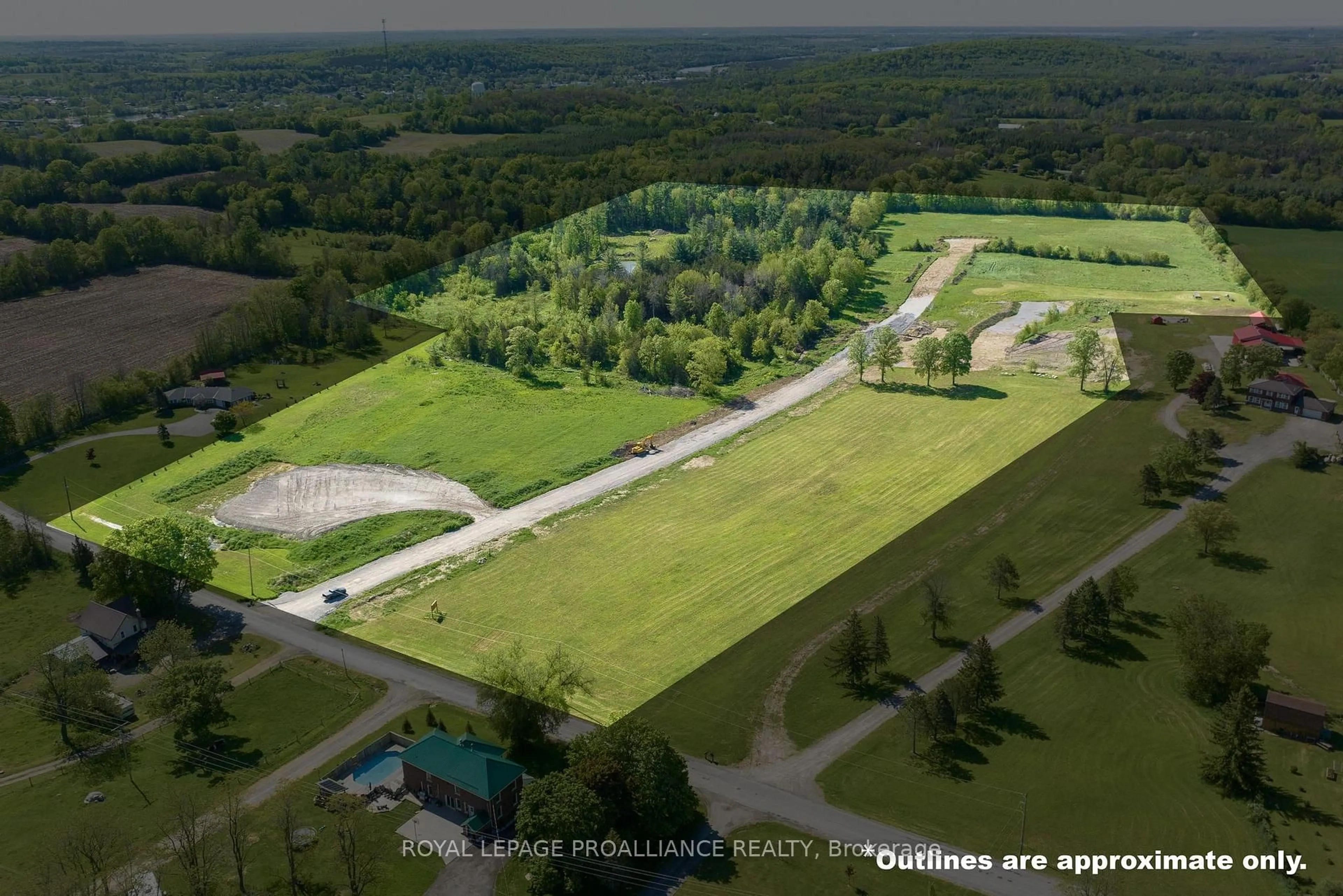 A pic from outside/outdoor area/front of a property/back of a property/a pic from drone, unknown for 4 Berend Crt, Hastings Ontario K0K 2C0