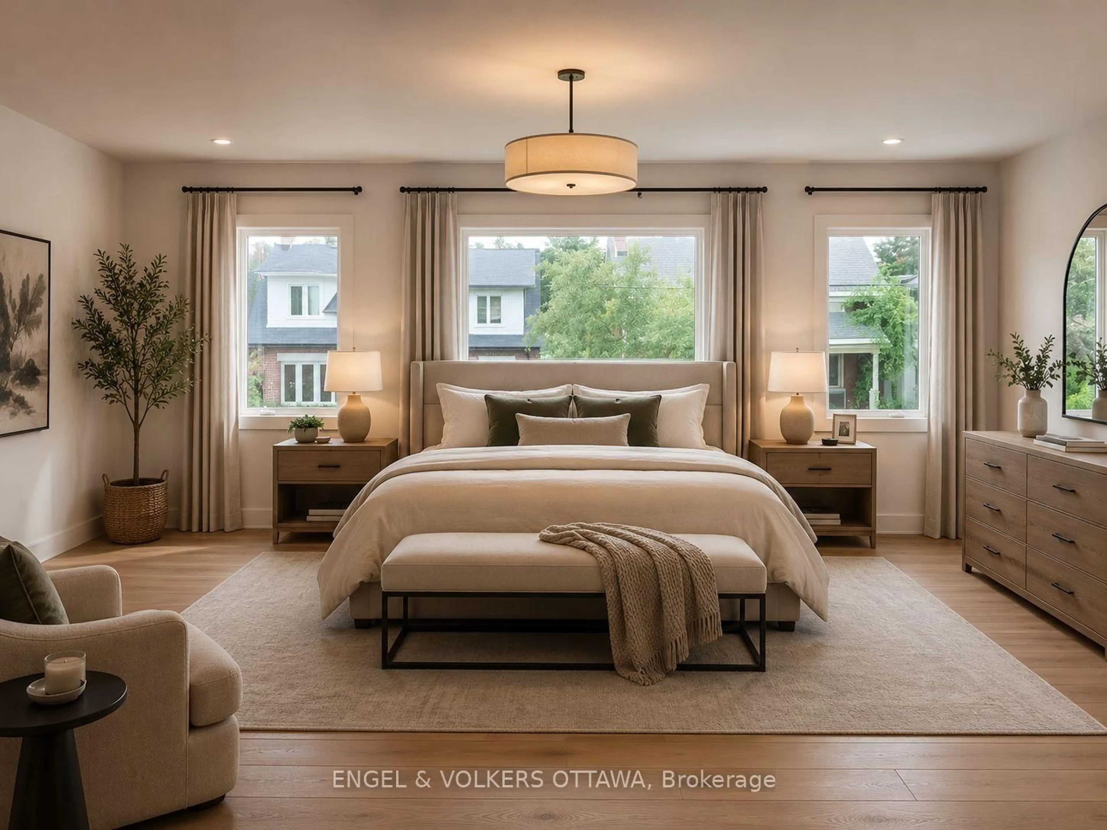 Bedroom with bed, unknown for 97 Marlowe Cres, Ottawa Ontario K1S 1H9