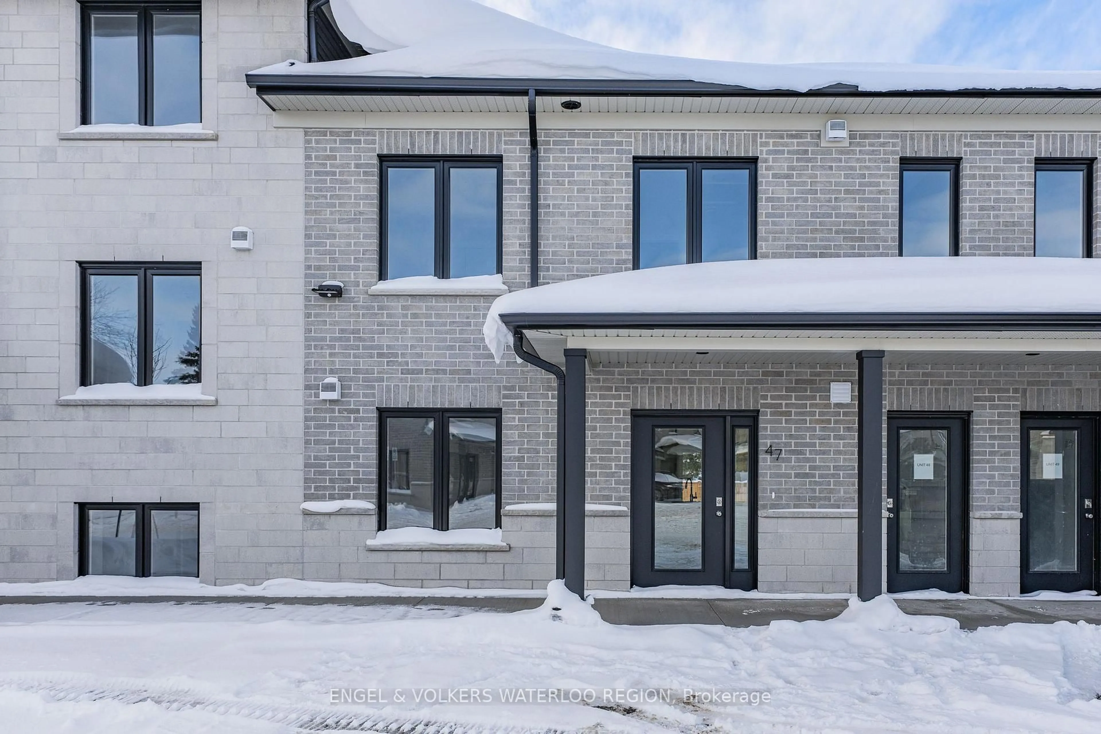 Home with brick exterior material, street for 3202 Vivian Line #47, Stratford Ontario N2A 0K6