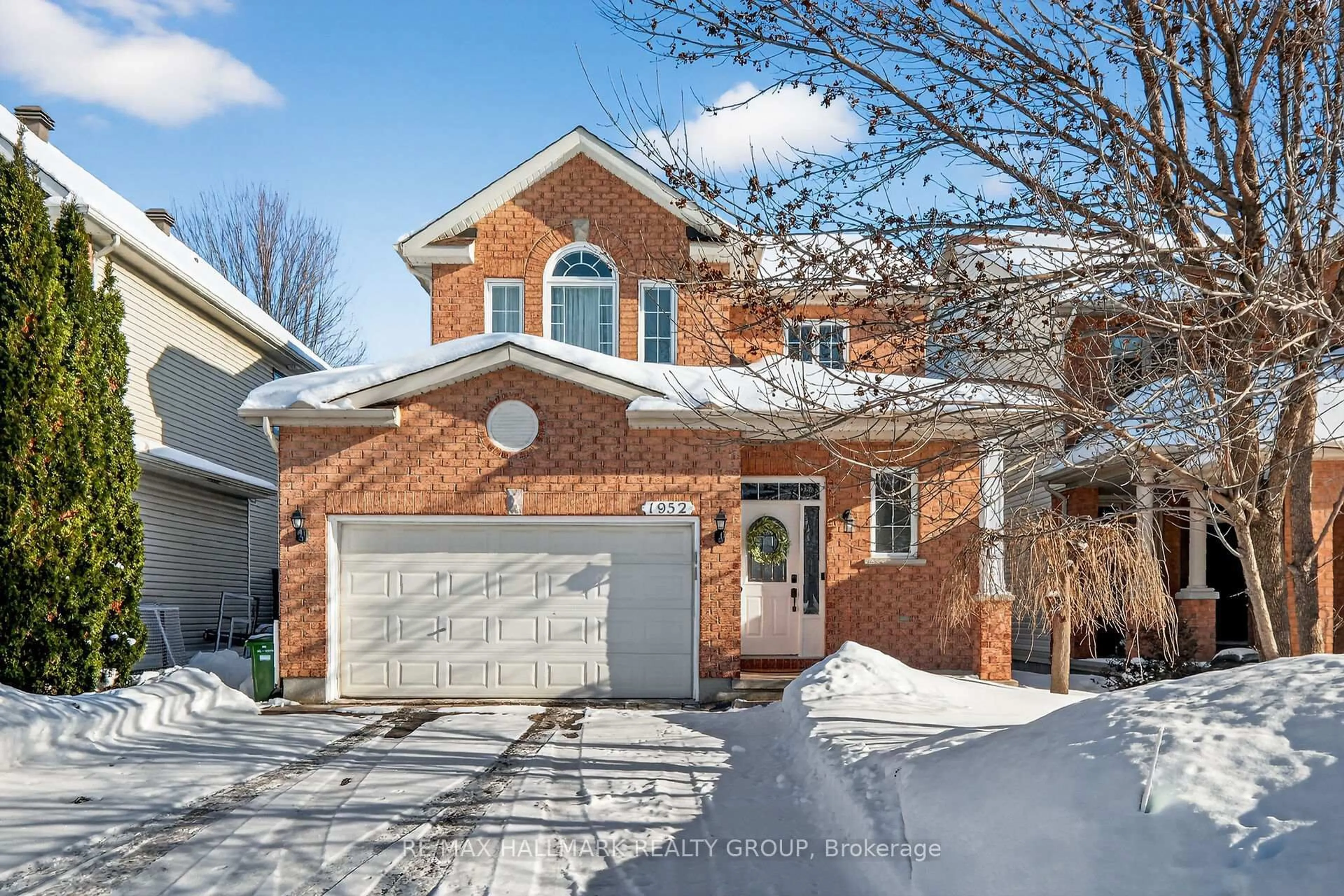 Home with brick exterior material, street for 1952 Schroeder Cres, Orleans Ontario K4A 4P7