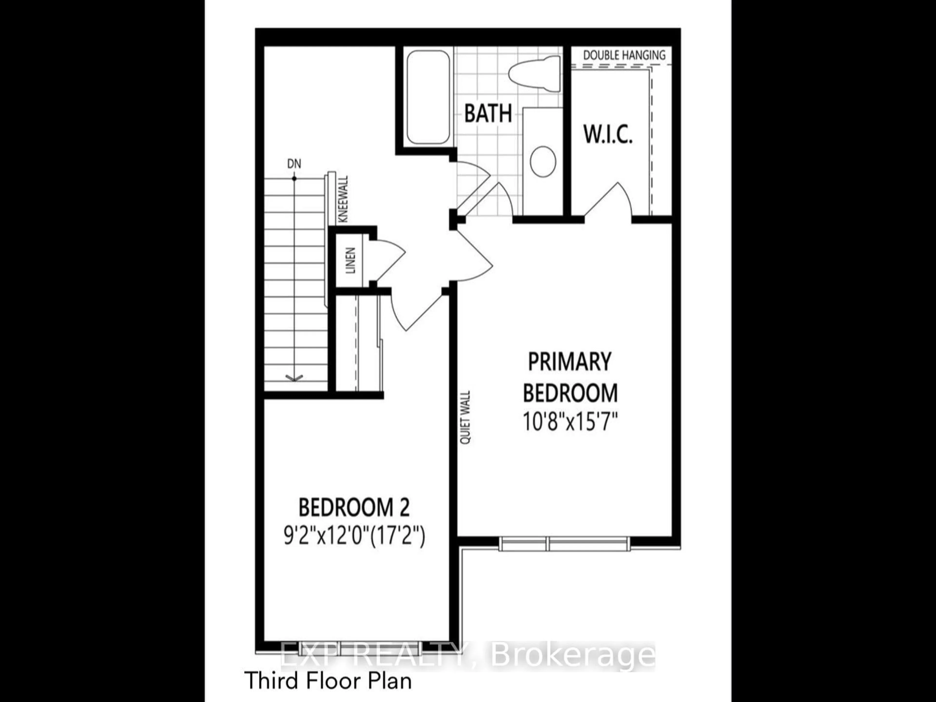 Floor plan for 322 OLIVENITE Private, Ottawa Ontario K2J 7J4