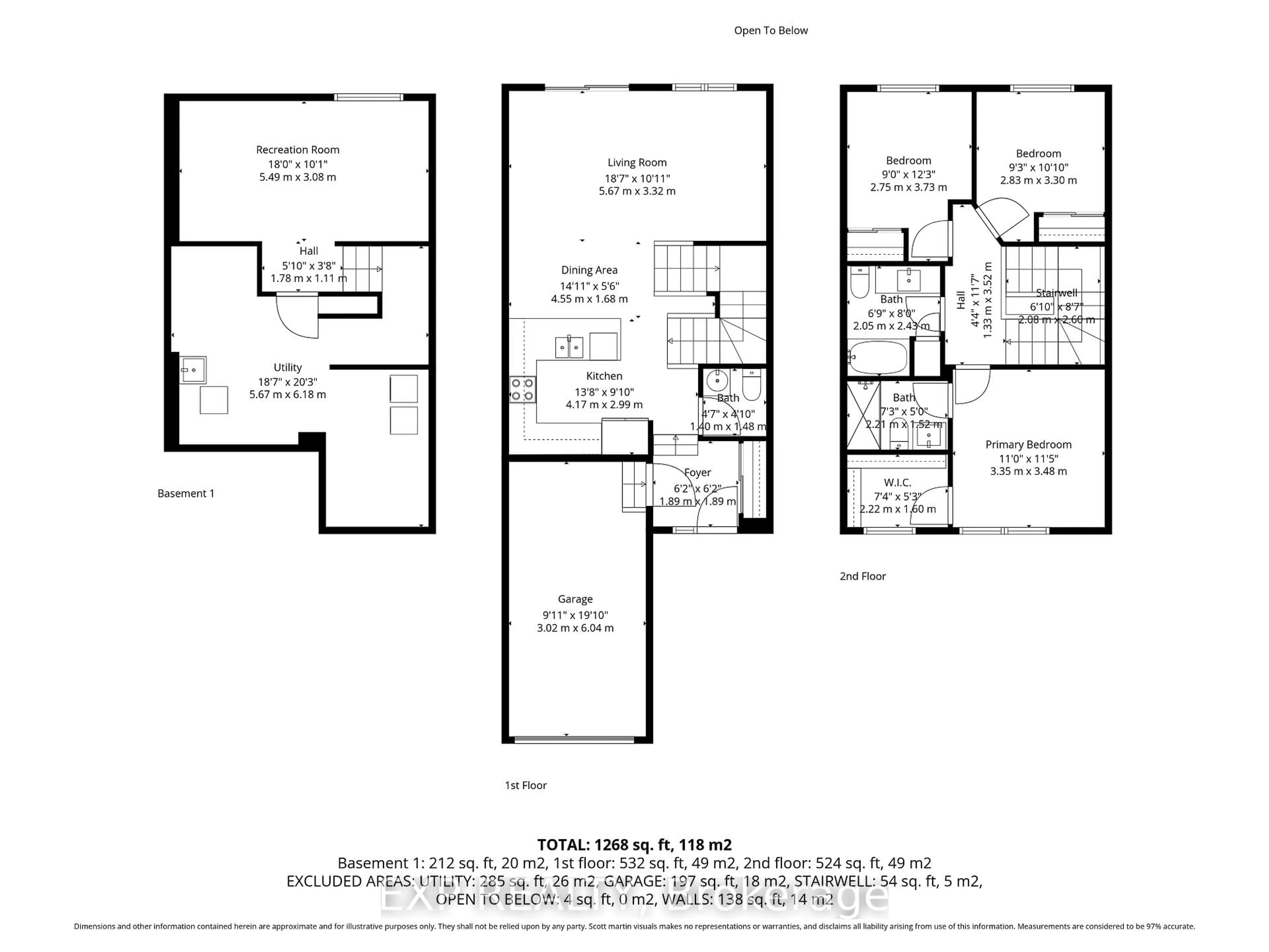 Floor plan for 725 Miikana Rd, Ottawa Ontario K1X 0H7