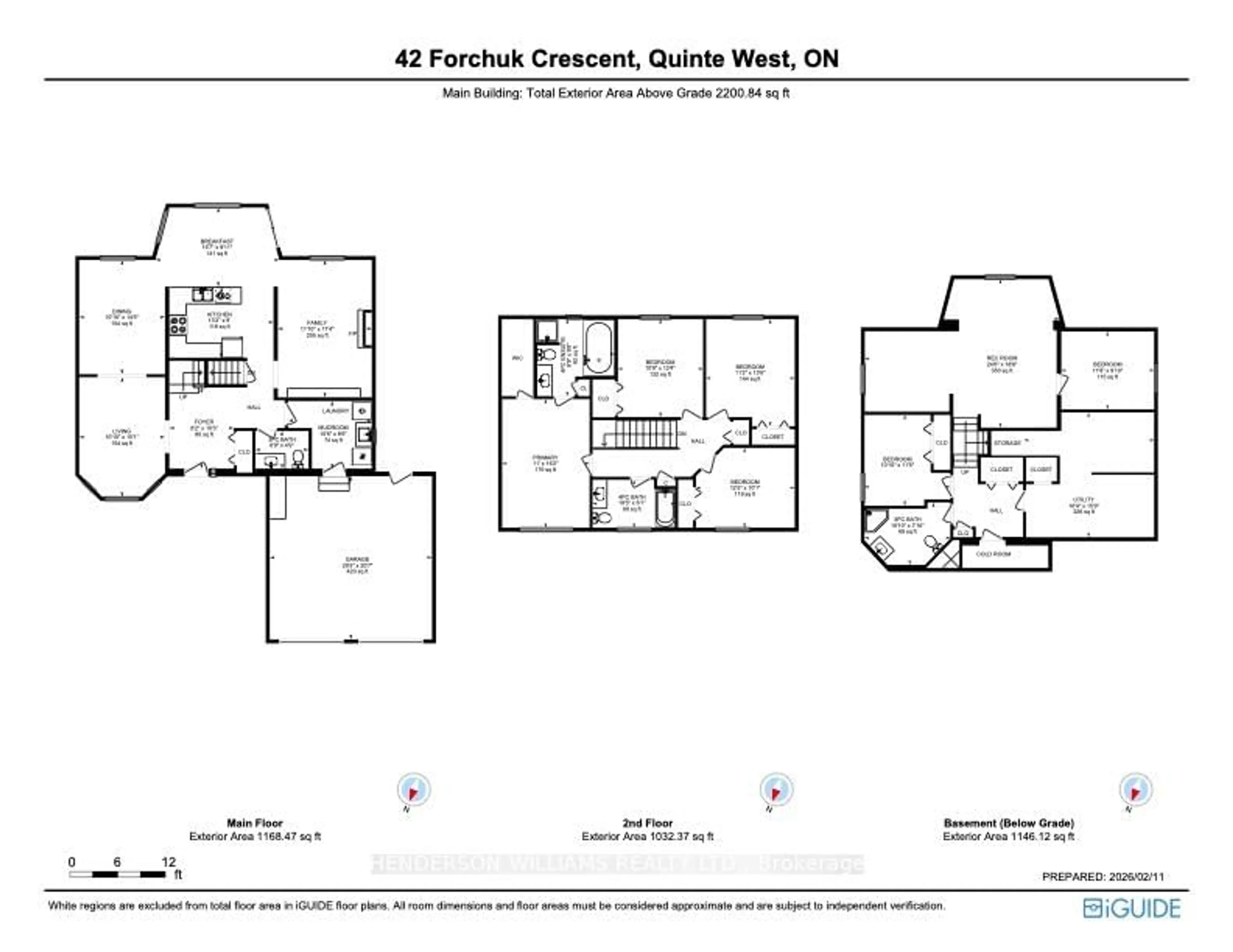 Floor plan for 42 Forchuk Cres, Quinte West Ontario K8V 6N2