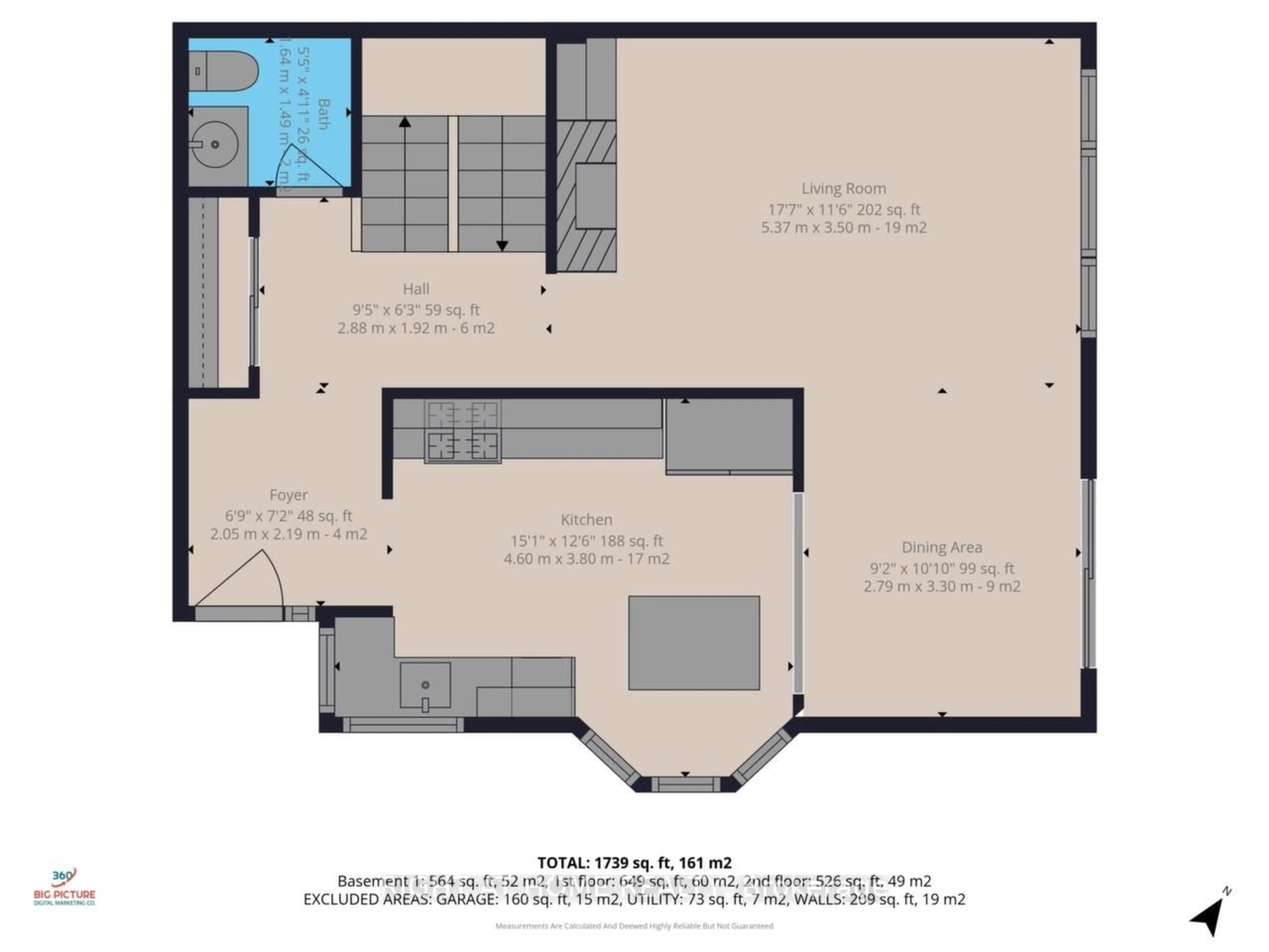 Floor plan for 104 Woodlawn Rd #3, Guelph Ontario N1E 1B7