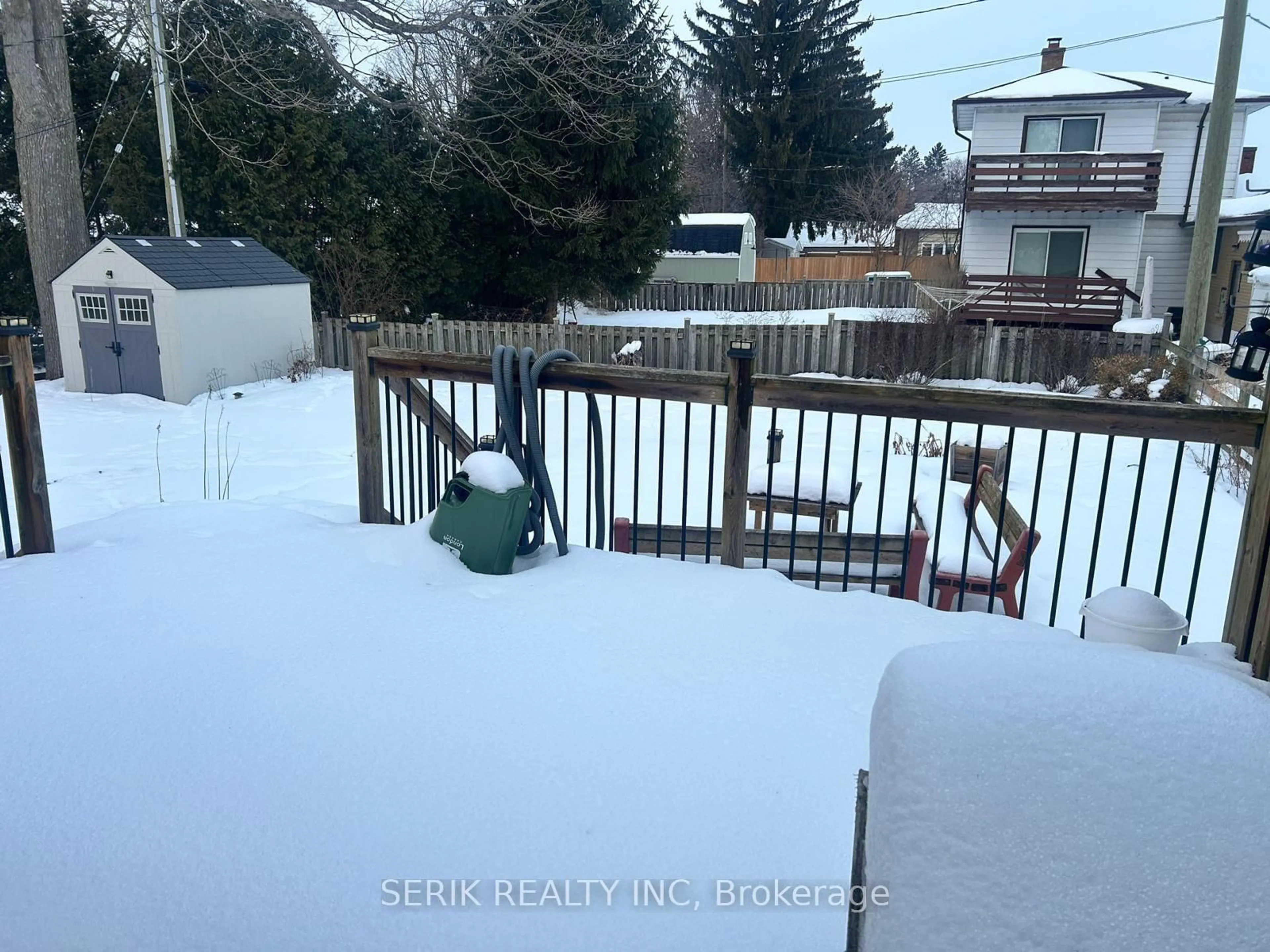 Balcony in the apartment, unknown for 122 Fundy Ave, London East Ontario N5W 1R9