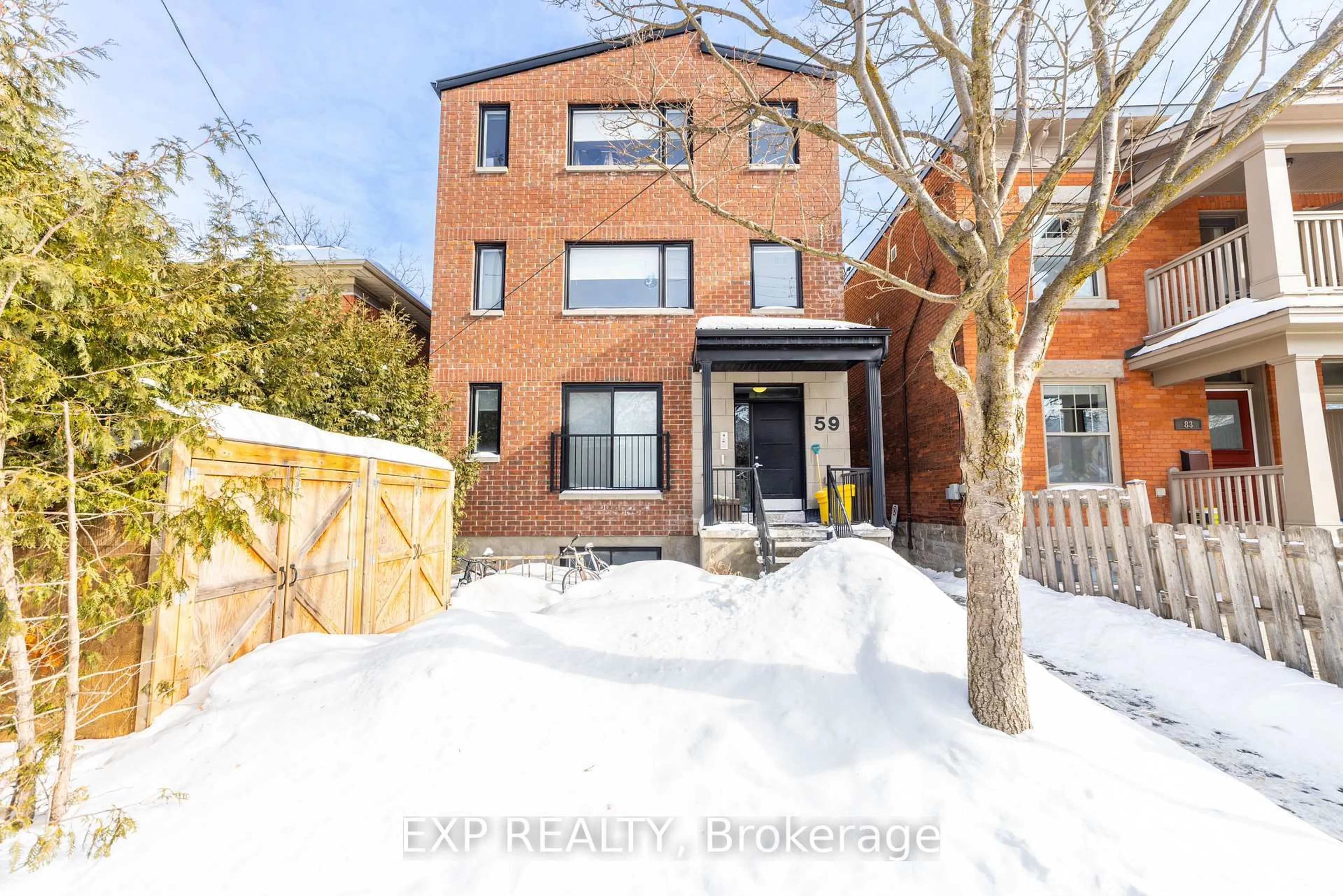 Home with brick exterior material, street for 59 Concord St, Ottawa Ontario K1S 0Y5